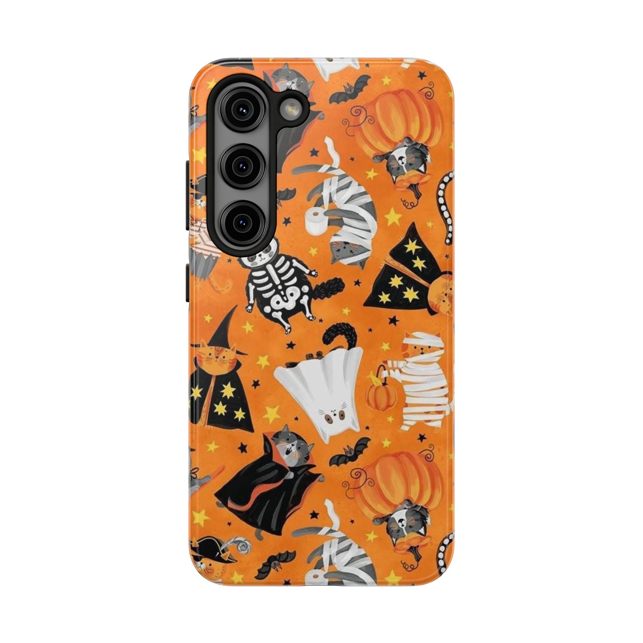 Spooky-Cat Halloween Tough Phone Case