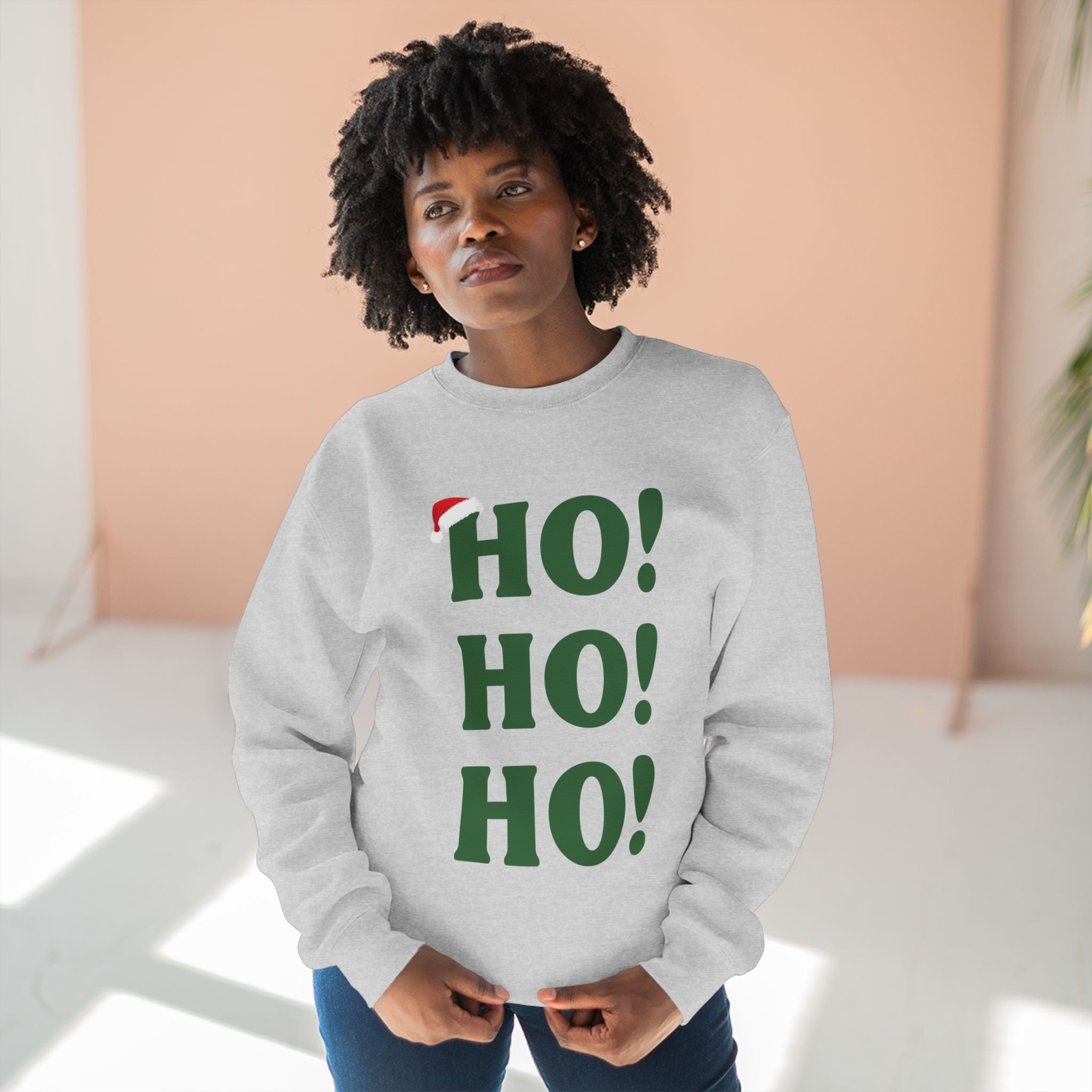 Christmas Cheer Unisex Crewneck Sweatshirt - HO! HO! HO!