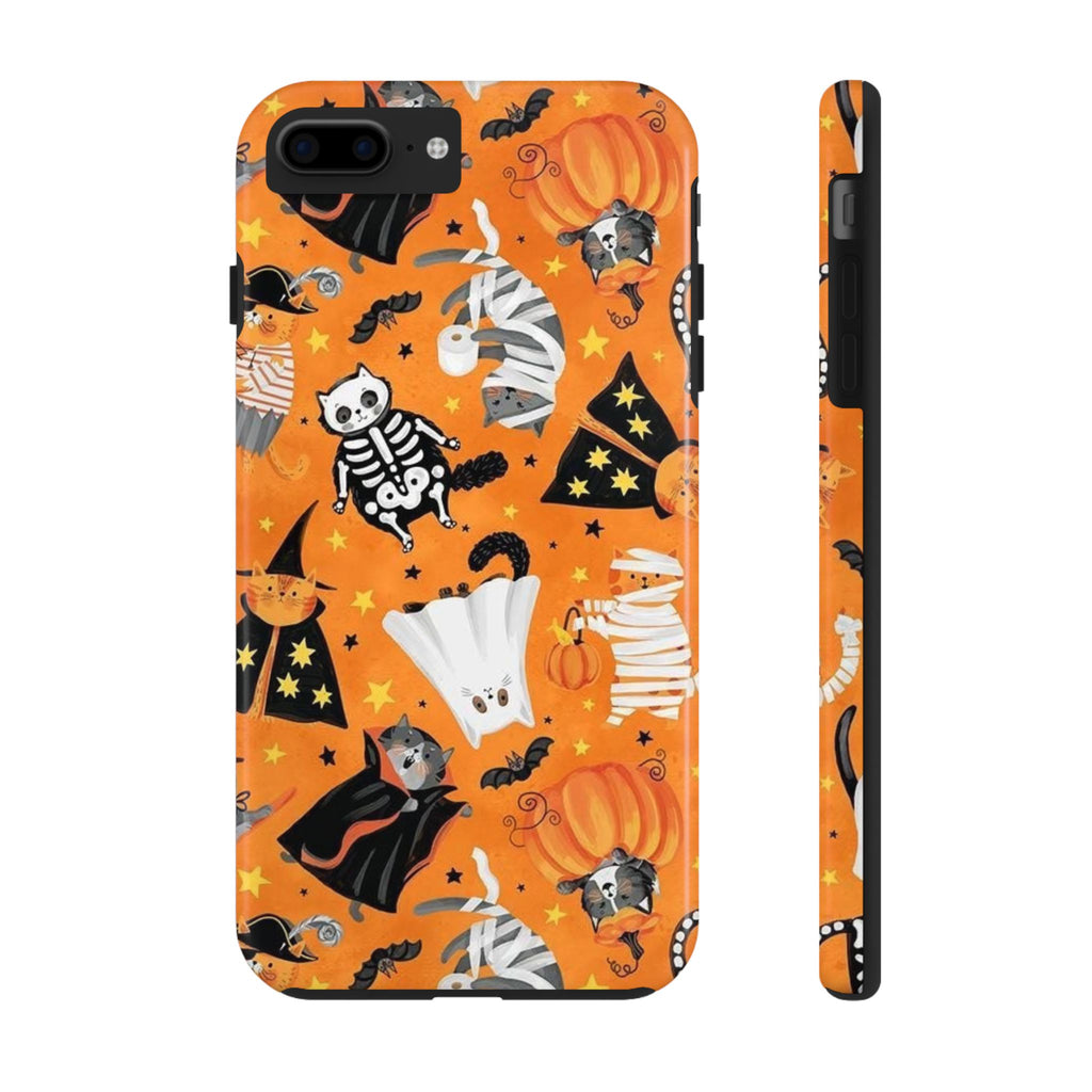 Spooky-Cat Halloween Tough Phone Case