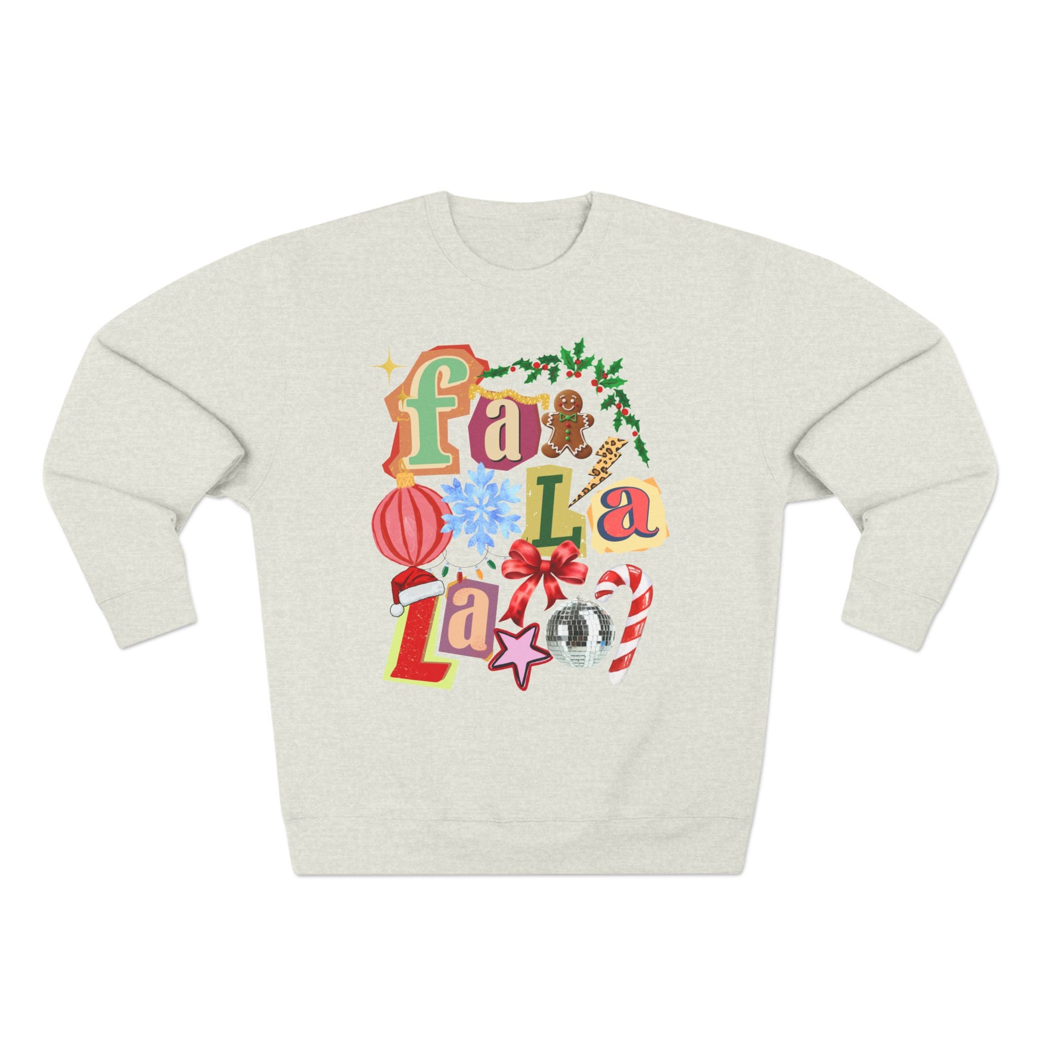Festive Fa La La Unisex Crewneck Sweatshirt