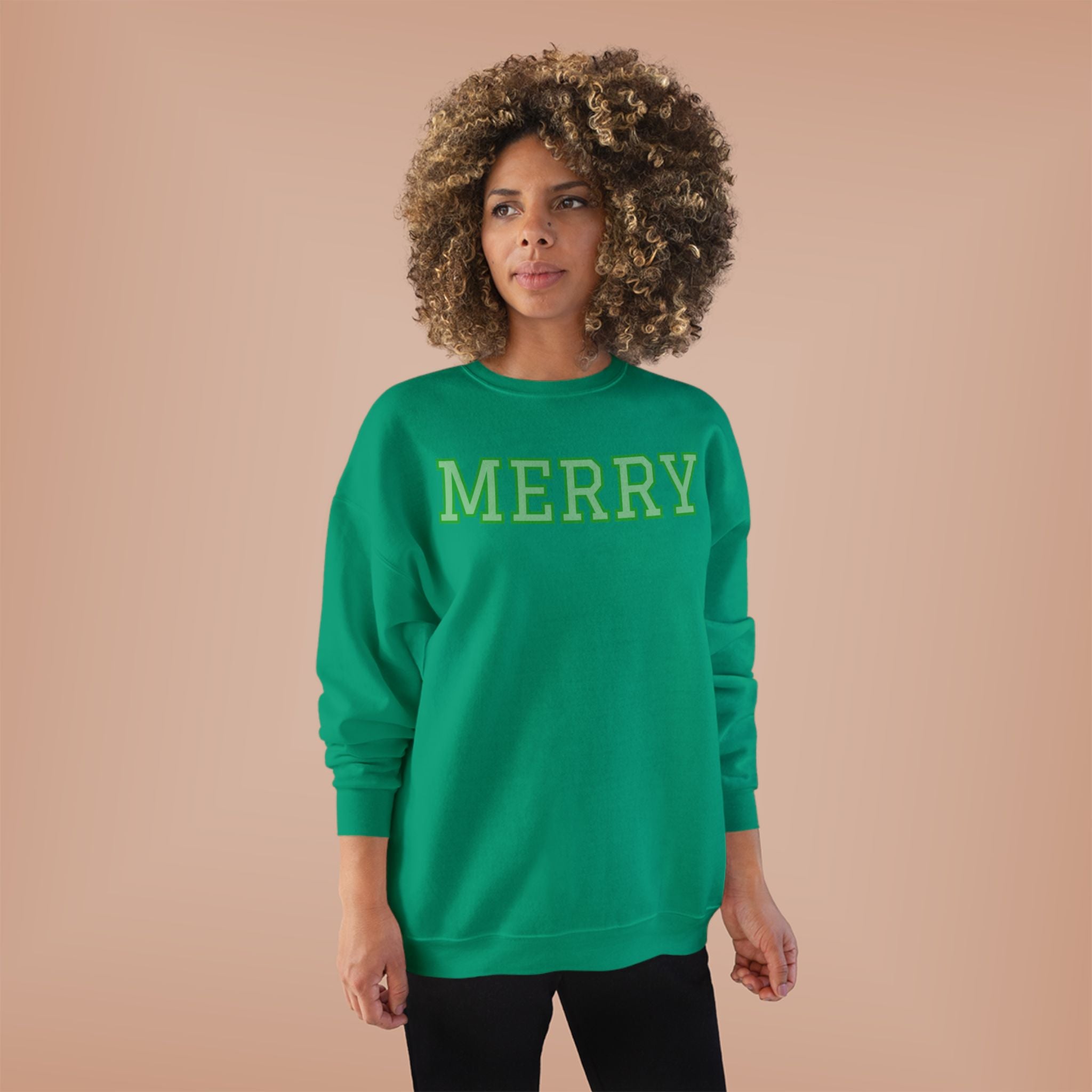 Merry Eco-Friendly Crewneck Sweatshirt