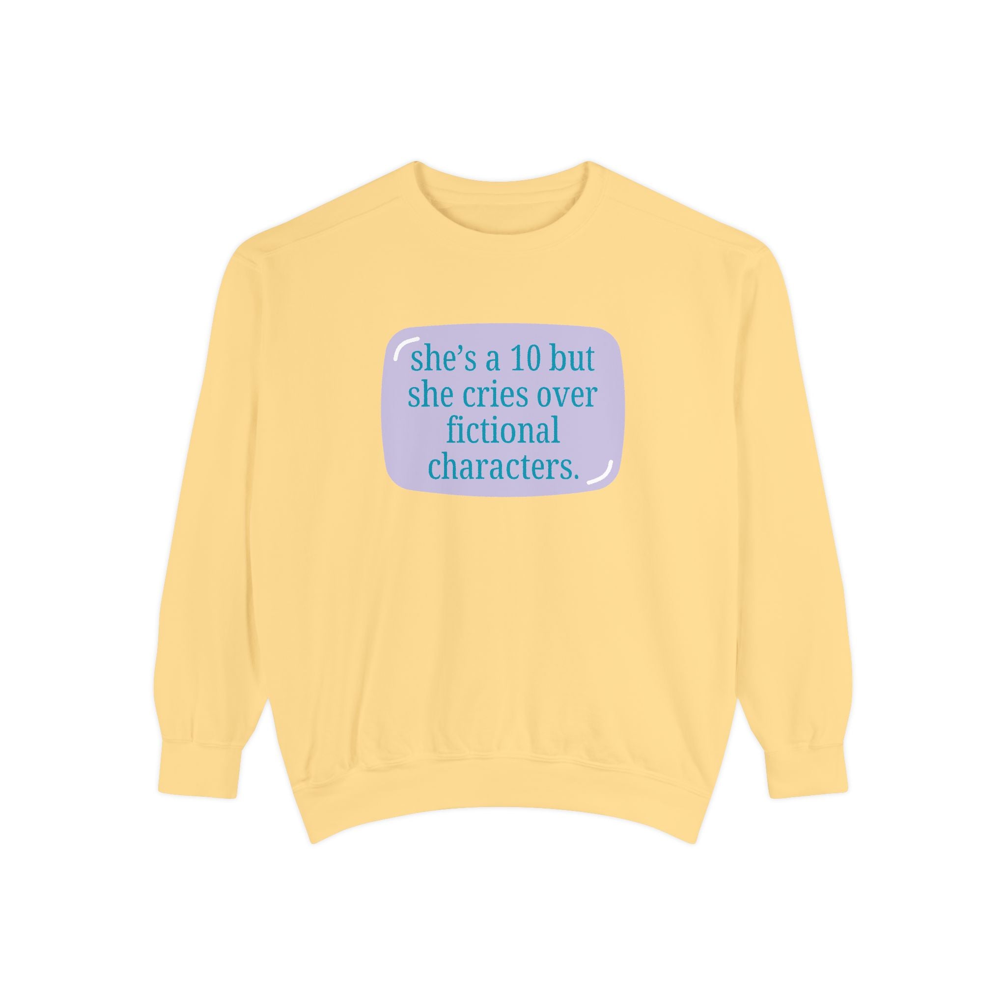 Book Girl Garment-Dyed Sweatshirt
