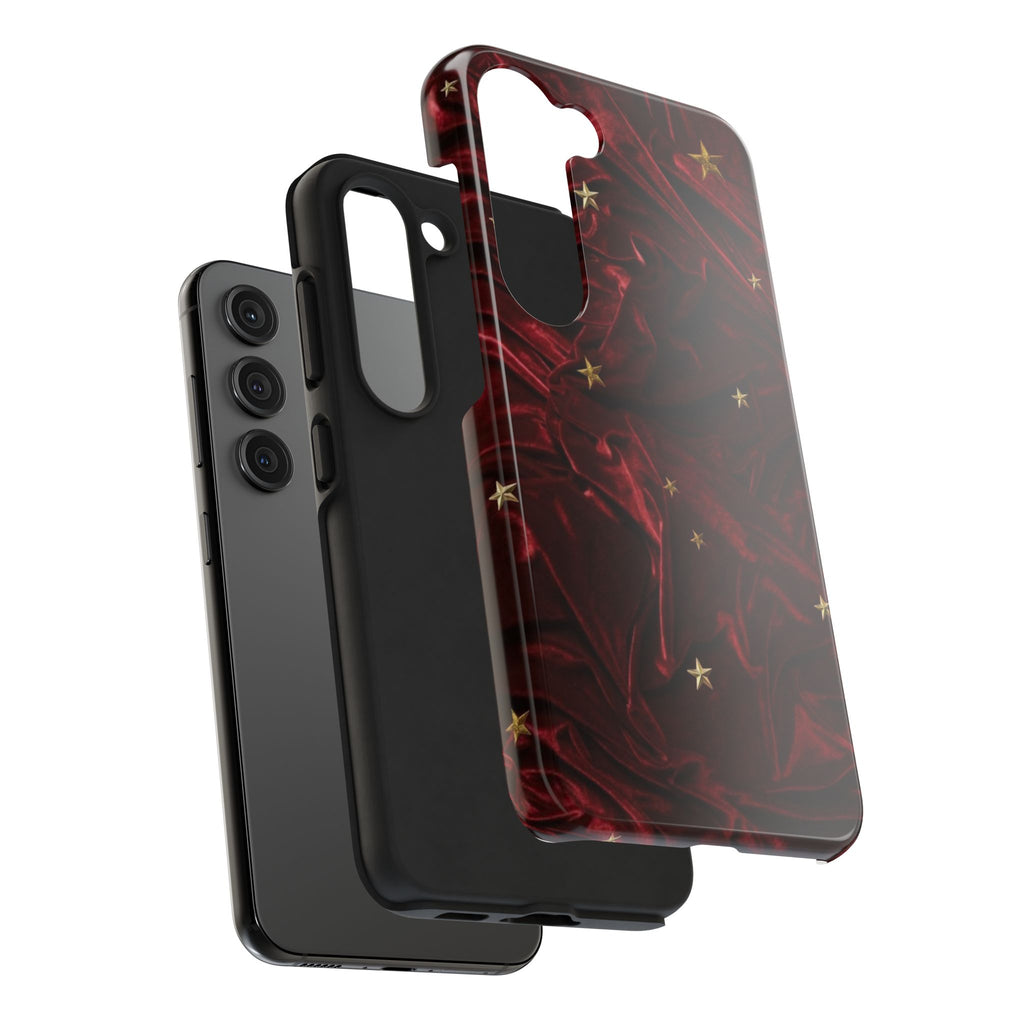 Holiday Velvet Star Tough Phone Case