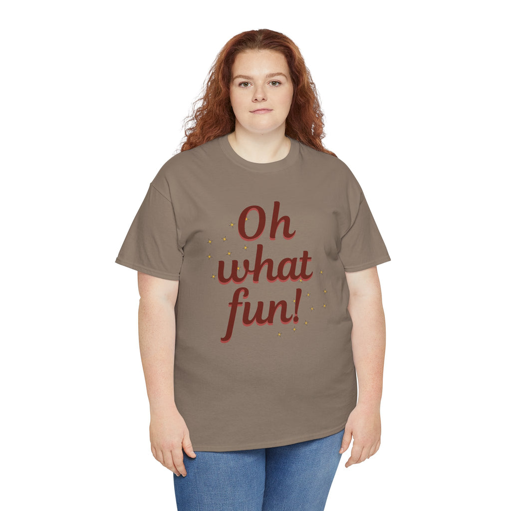 Oh What Fun Tee — Holiday Graphic Christmas T-Shirt