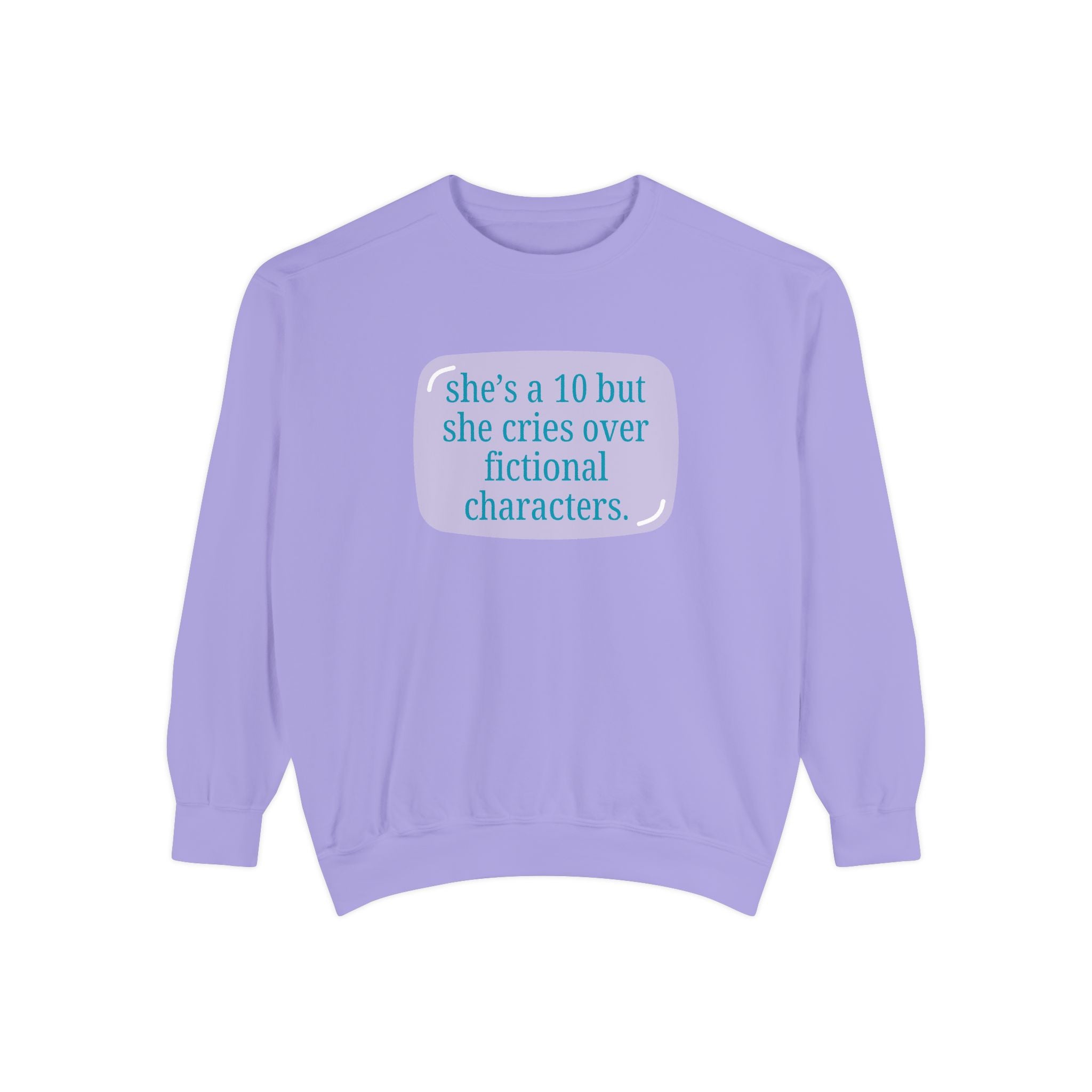 Book Girl Garment-Dyed Sweatshirt