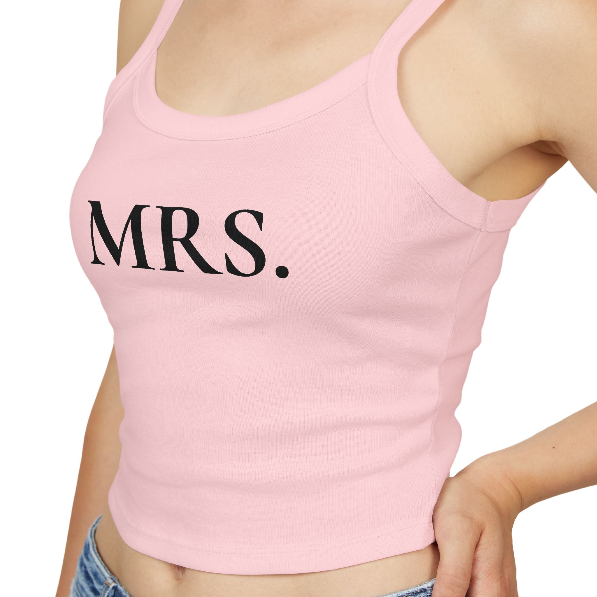 Mrs. Spaghetti Strap Tank Top