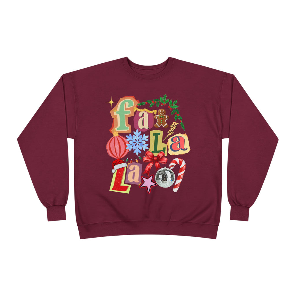 Festive Fa La La Eco-Friendly Sweatshirt