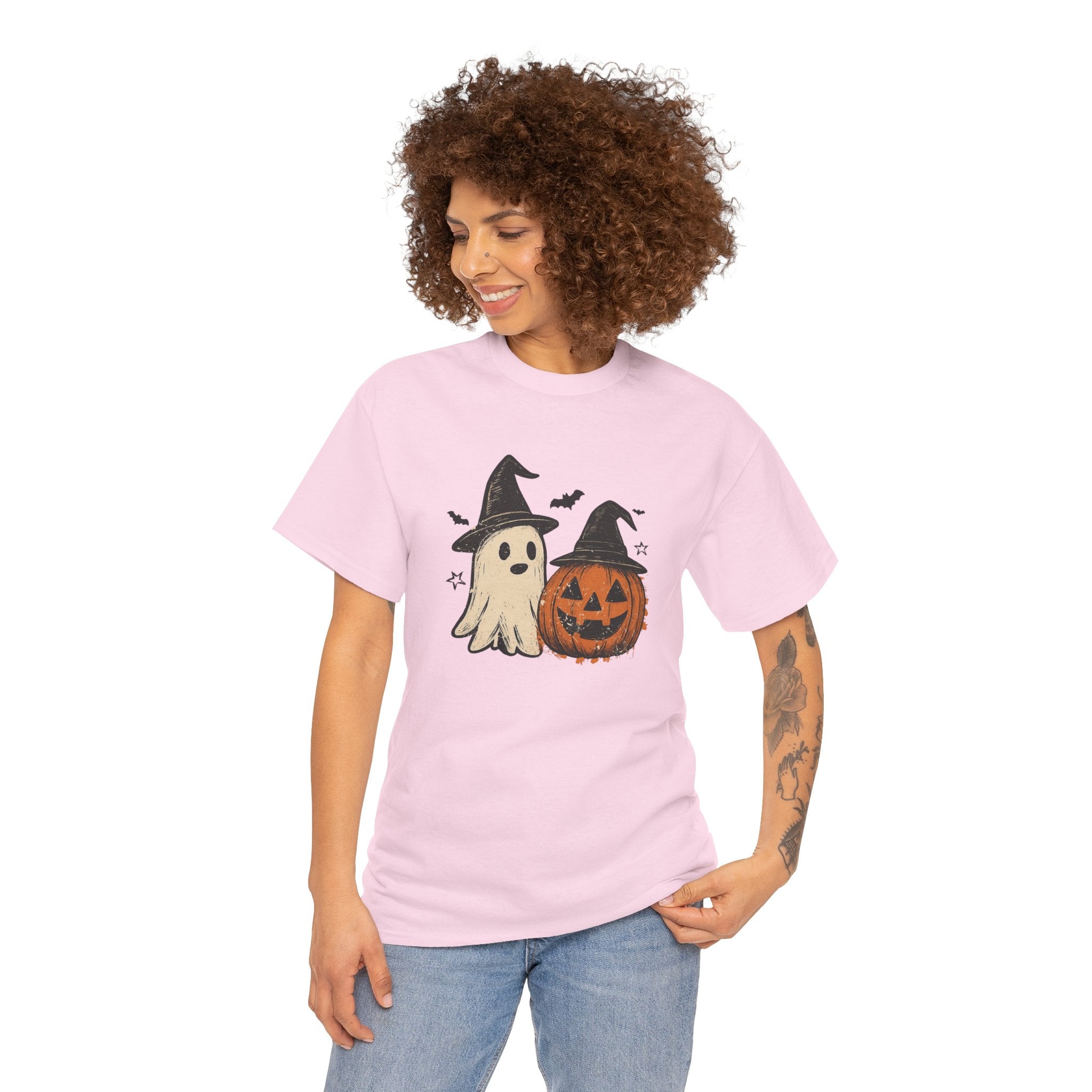 Halloween Ghost & Pumpkin Tee