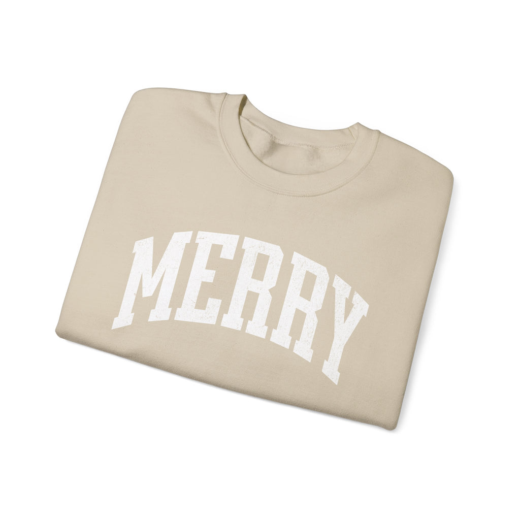 Merry Crewneck Sweatshirt for Holiday