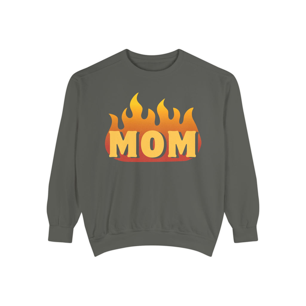 Fire Mom Garment-Dyed Sweatshirt
