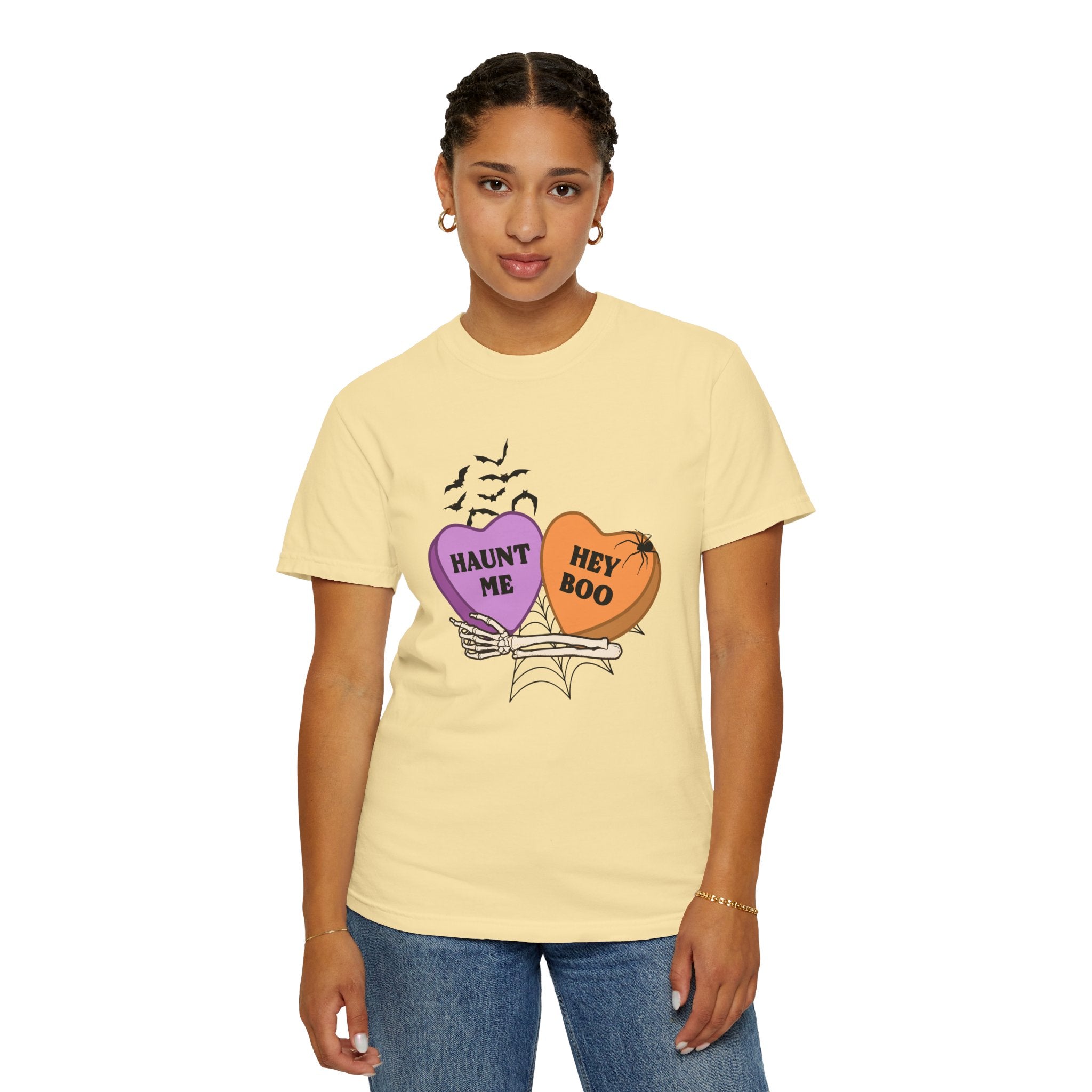 Comfort Color Halloween Candy Heart T-Shirt