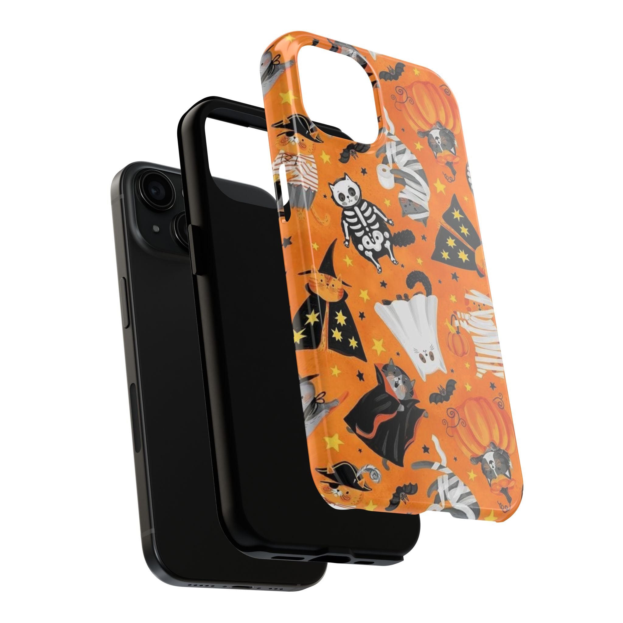 Spooky-Cat Halloween Tough Phone Case
