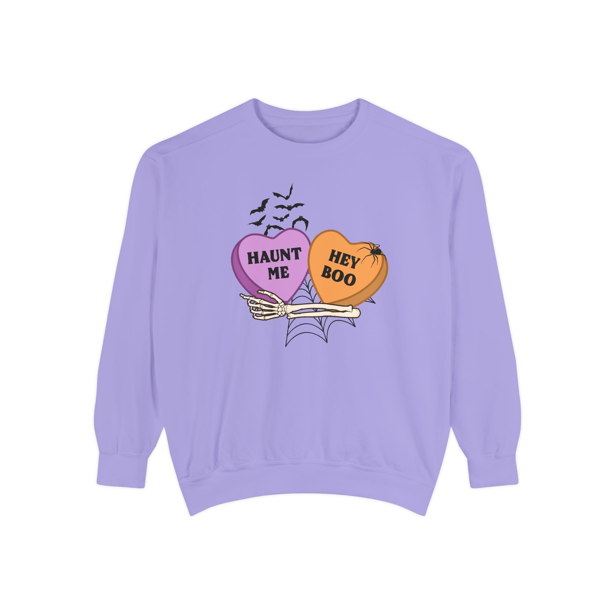 Comfort Color Halloween Candy Heart Crewneck
