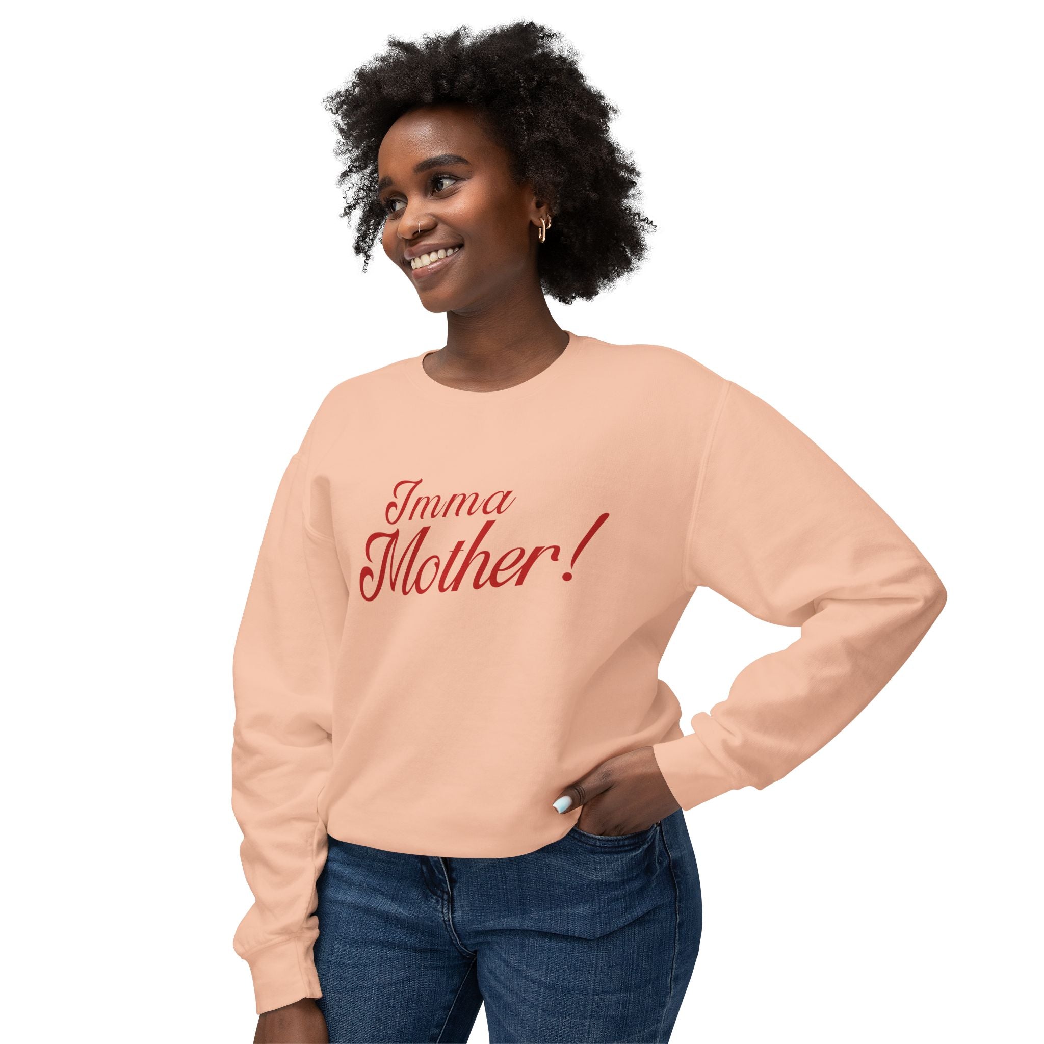 Imma Mother Lightweight Crewneck Sweatshirt