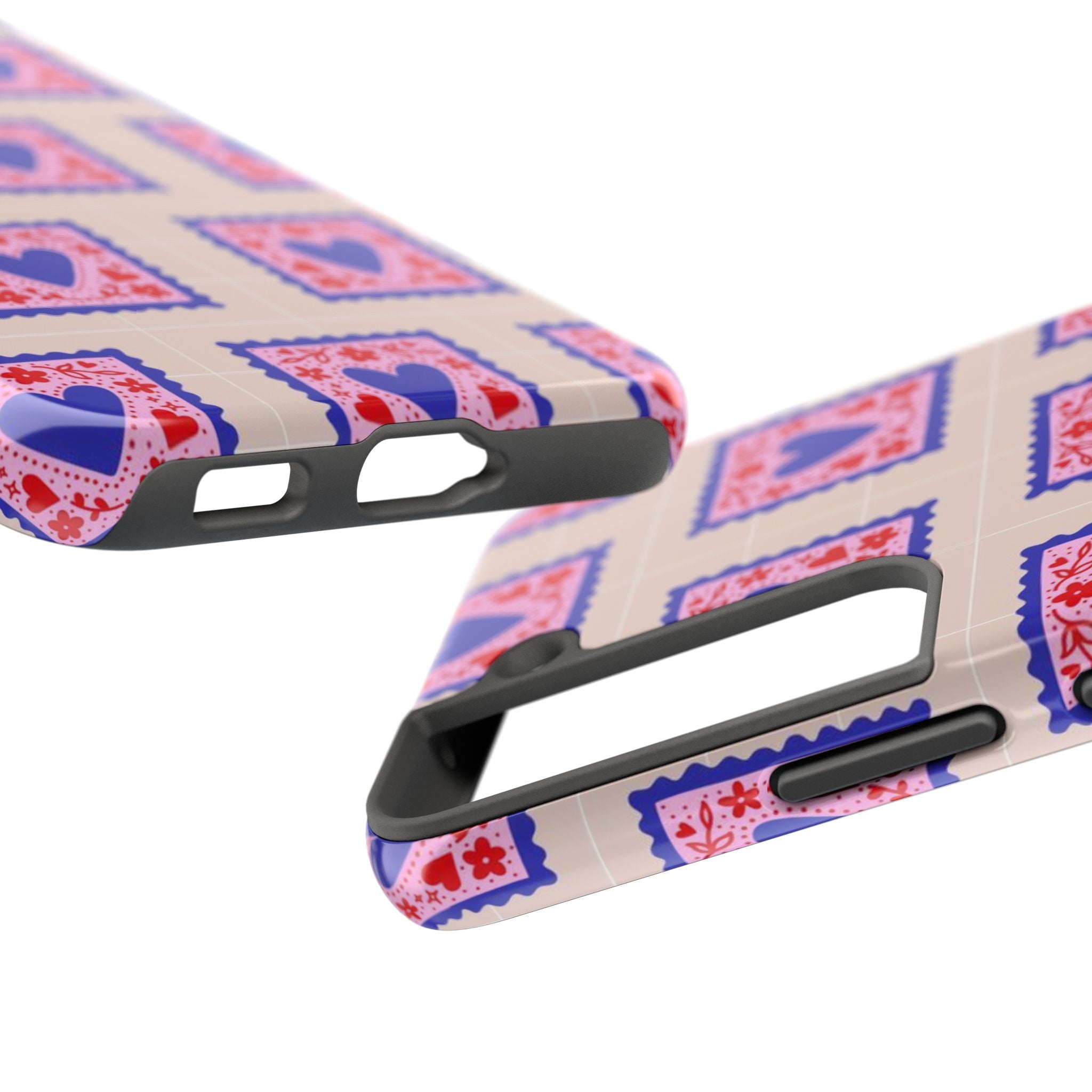 Heart Stamp Tough Phone Case