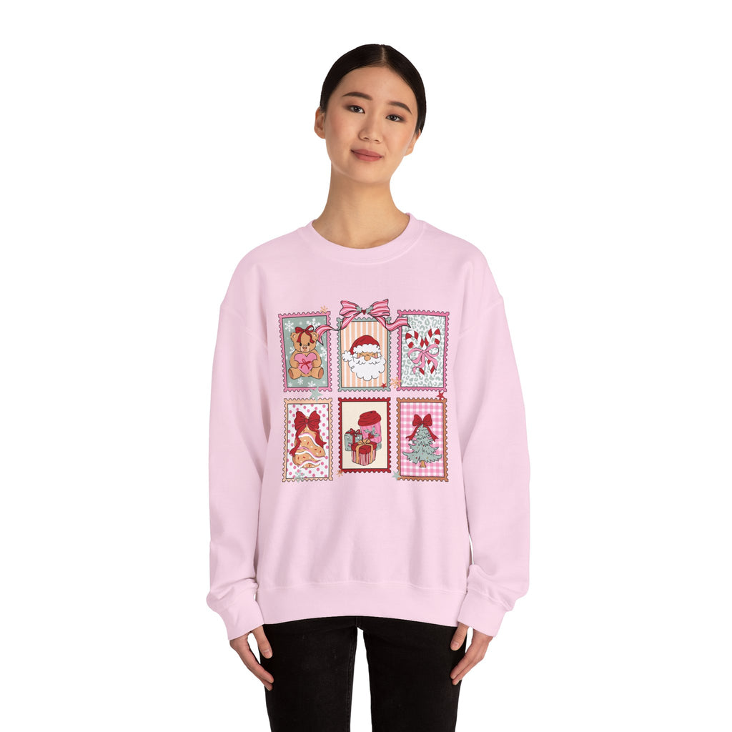 Christmas Stamp Crewneck Sweatshirt