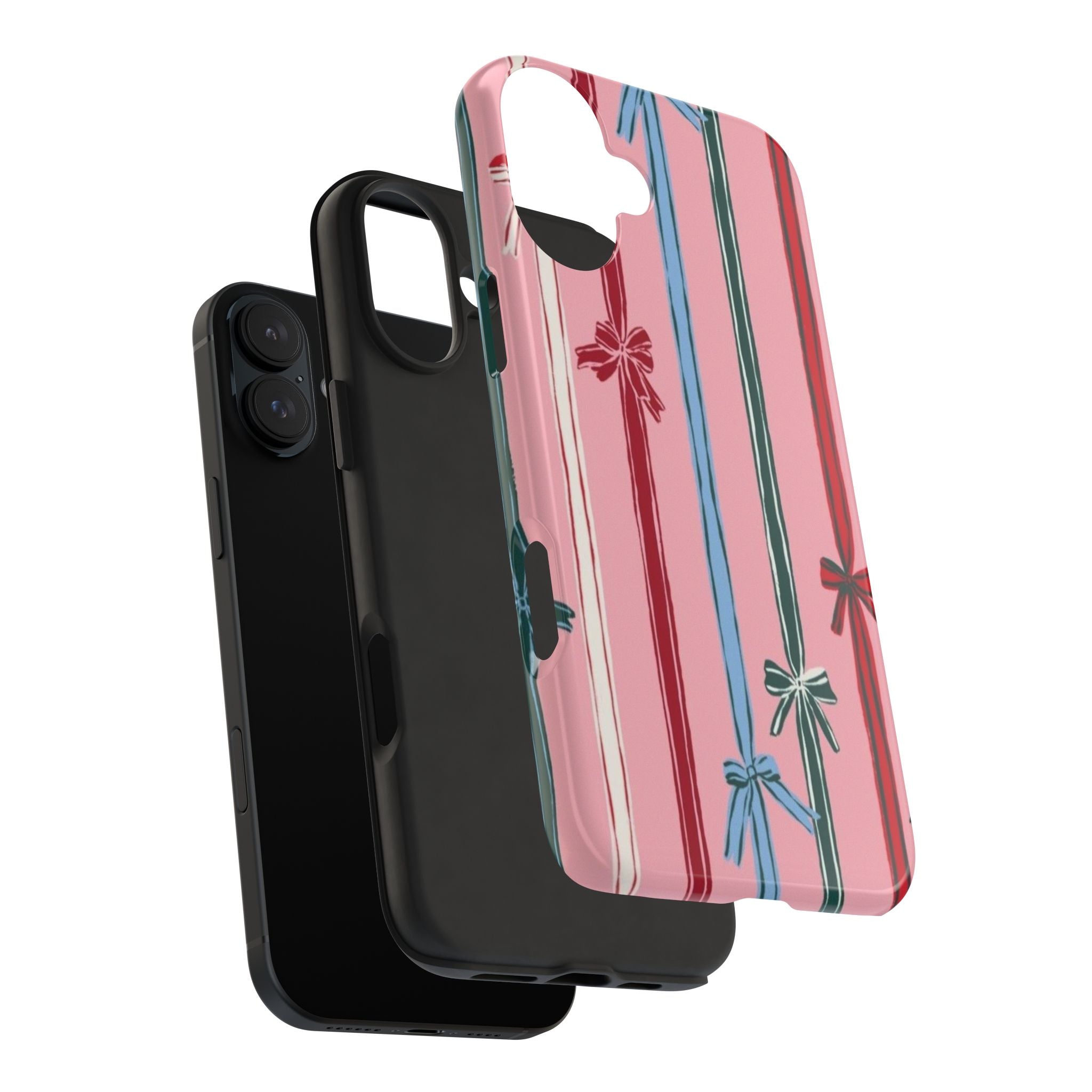 Holiday Bow Pattern Tough Phone Case