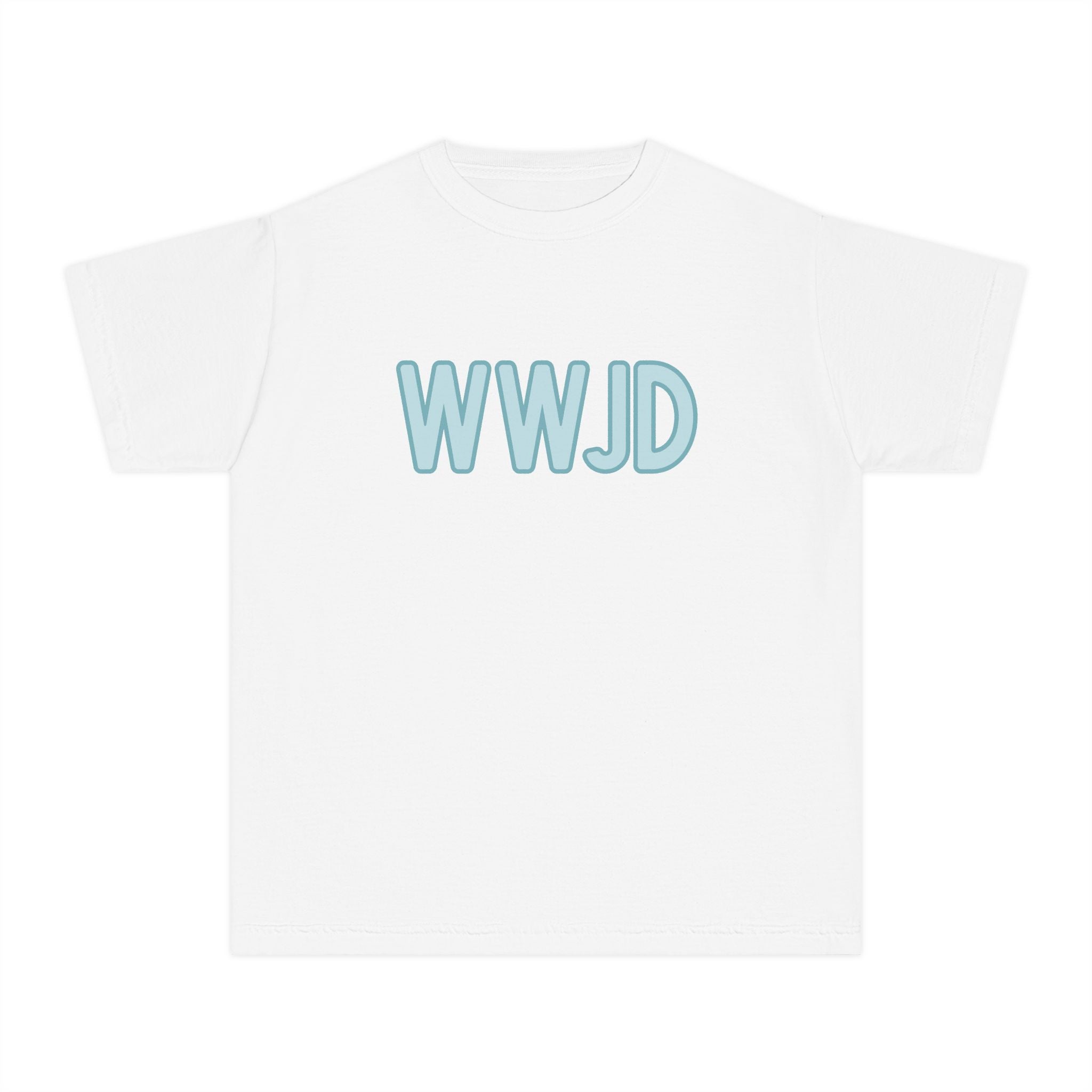 Youth WWJD Midweight Tee for Faith-Inspired Kids