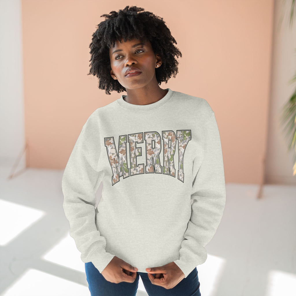 Merry Camo Unisex Crewneck Sweatshirt