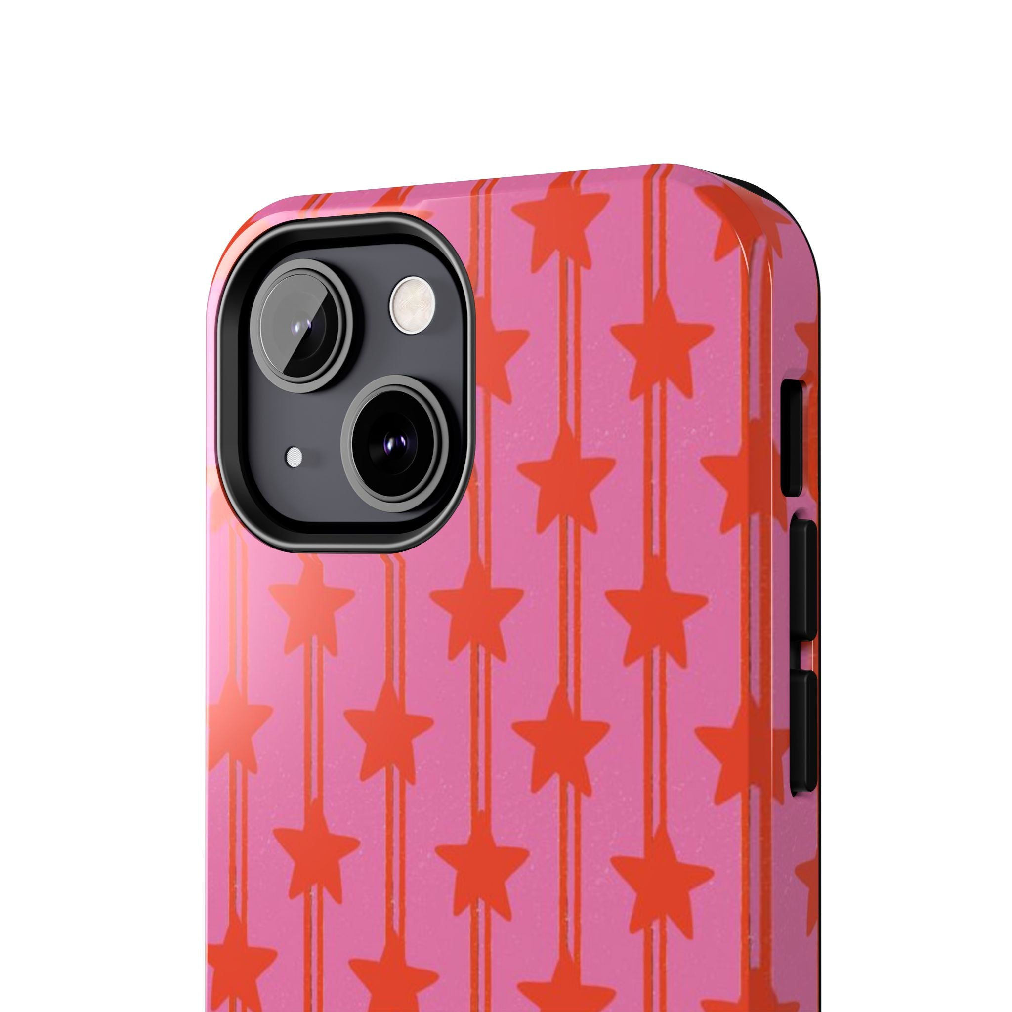 Pink Star Stripe Tough Phone Case