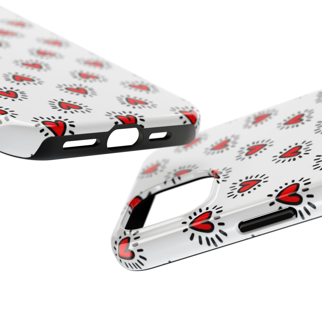 Heart Doodle Tough Phone Case