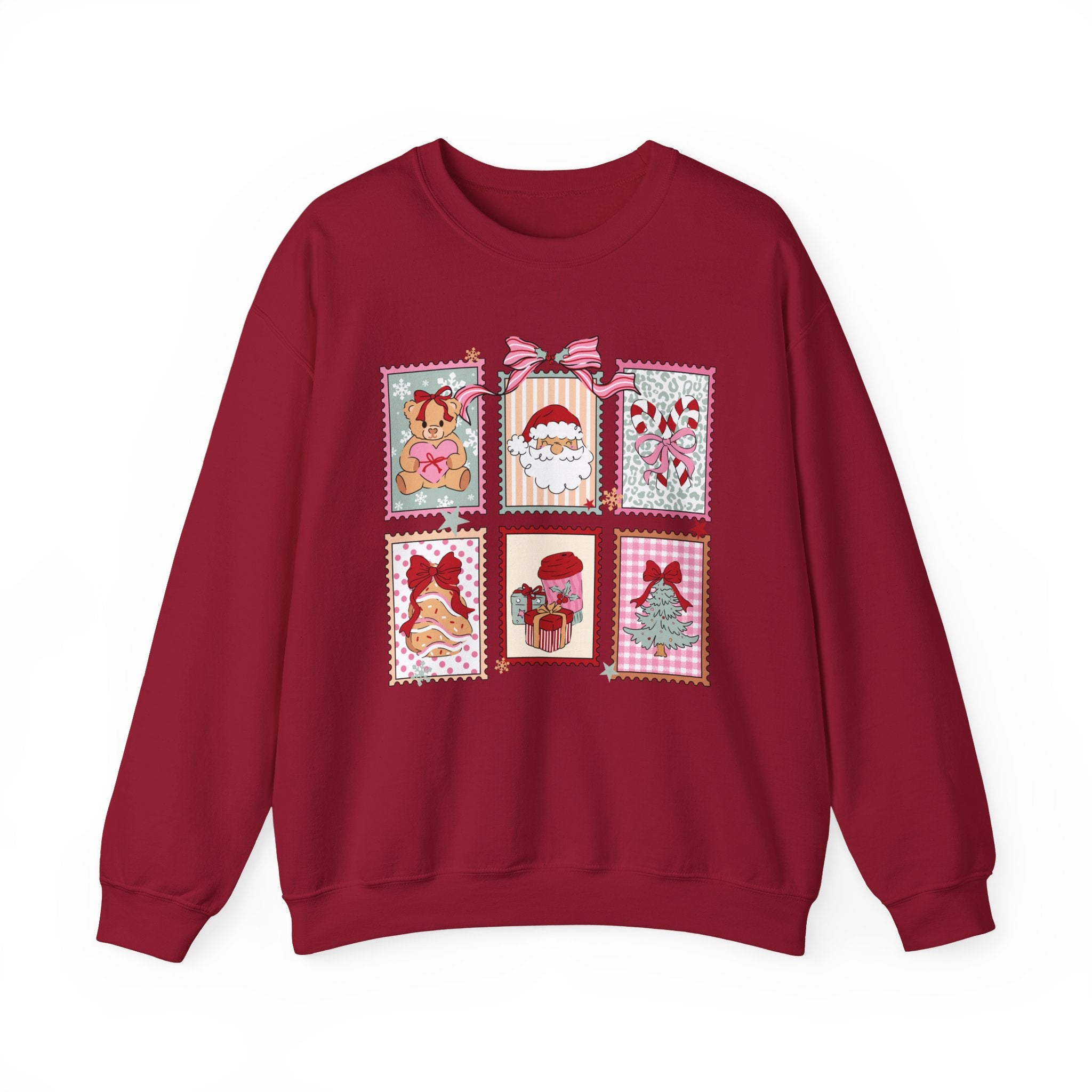 Christmas Stamp Crewneck Sweatshirt