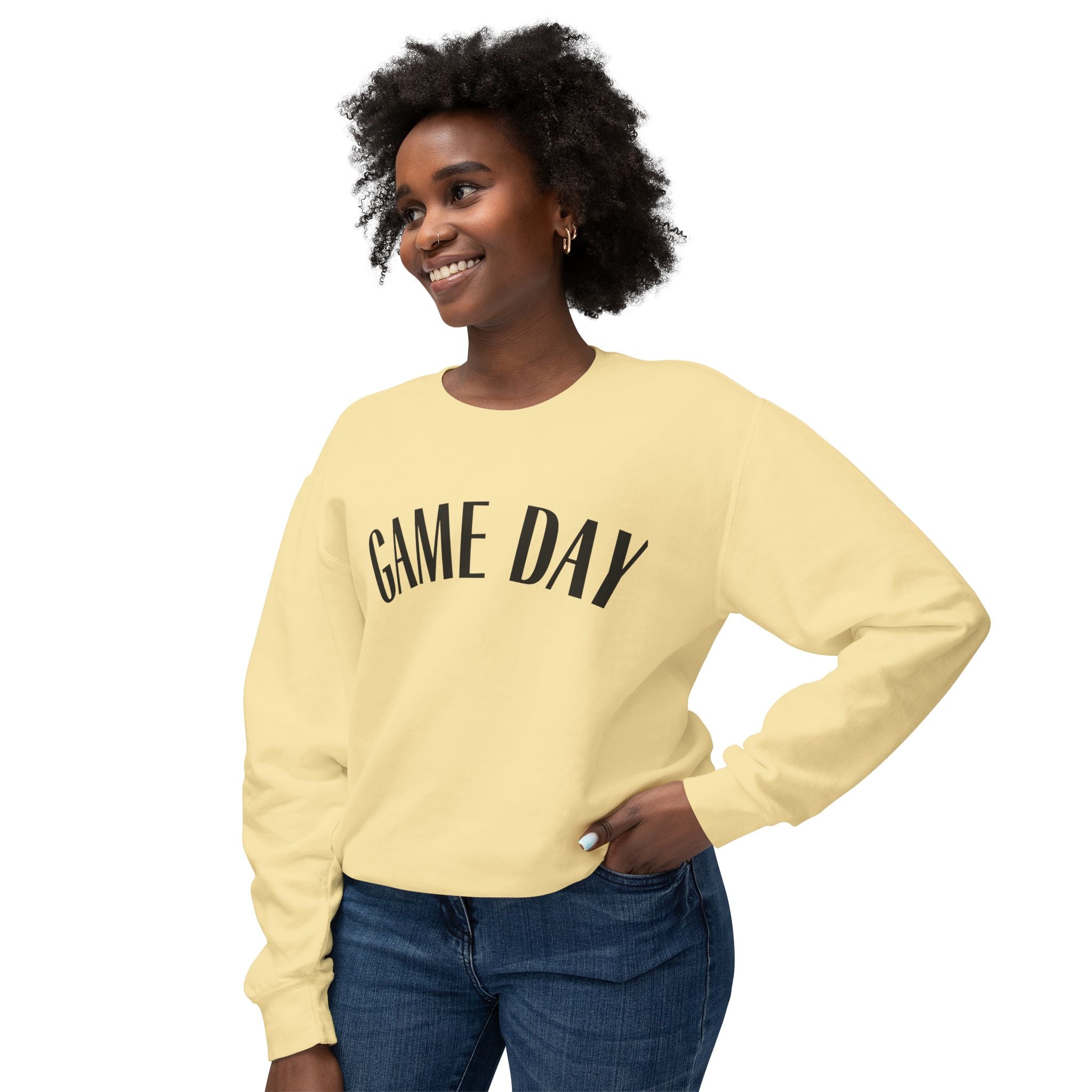 Game Day Unisex Lightweight Crewneck Sweatshirt