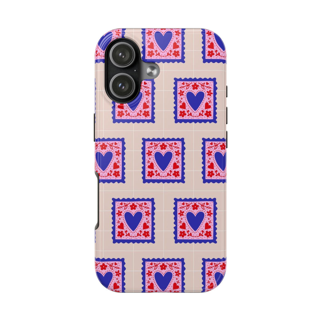 Heart Stamp Tough Phone Case