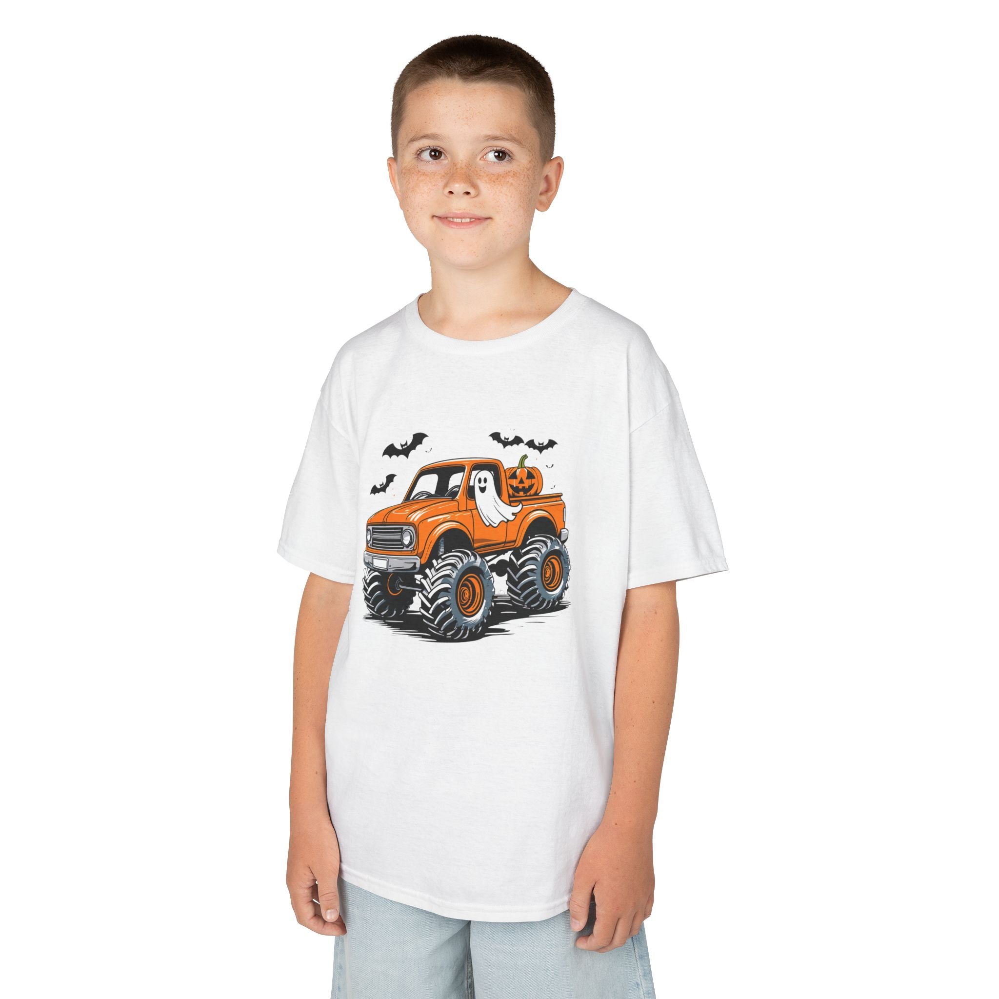 Monster Truck Halloween Boys Tee