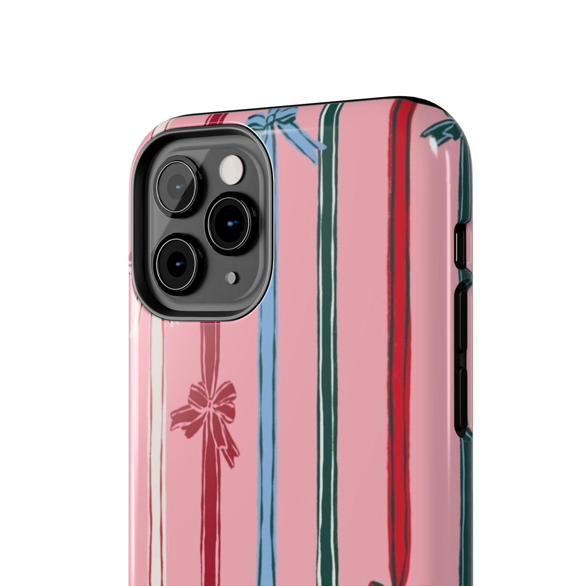 Holiday Bow Pattern Tough Phone Case
