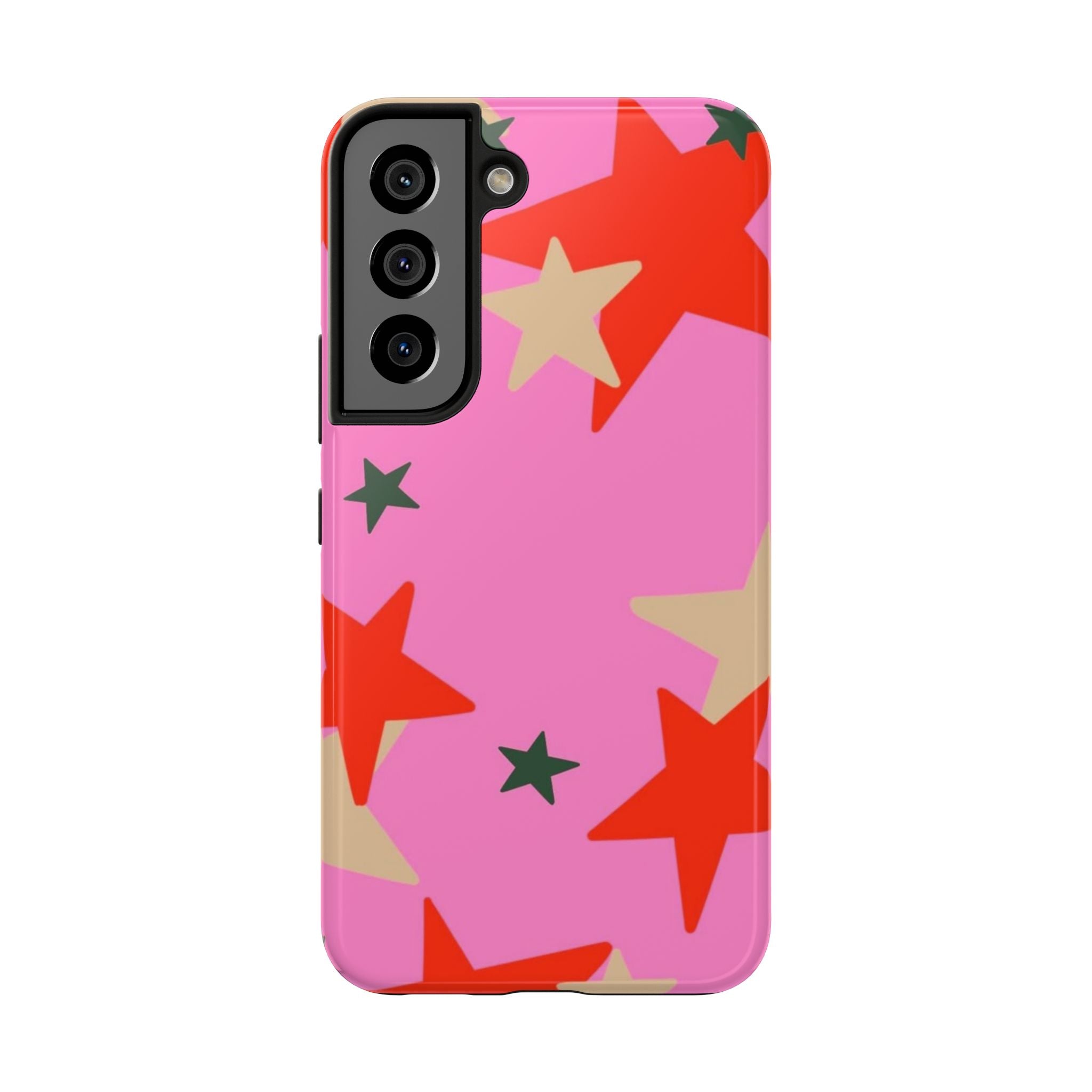 Pink Star Pattern Tough Phone Case
