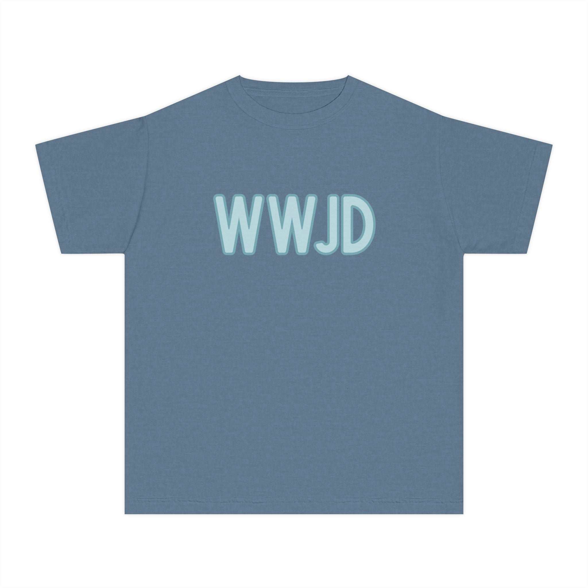 Youth WWJD Midweight Tee for Faith-Inspired Kids