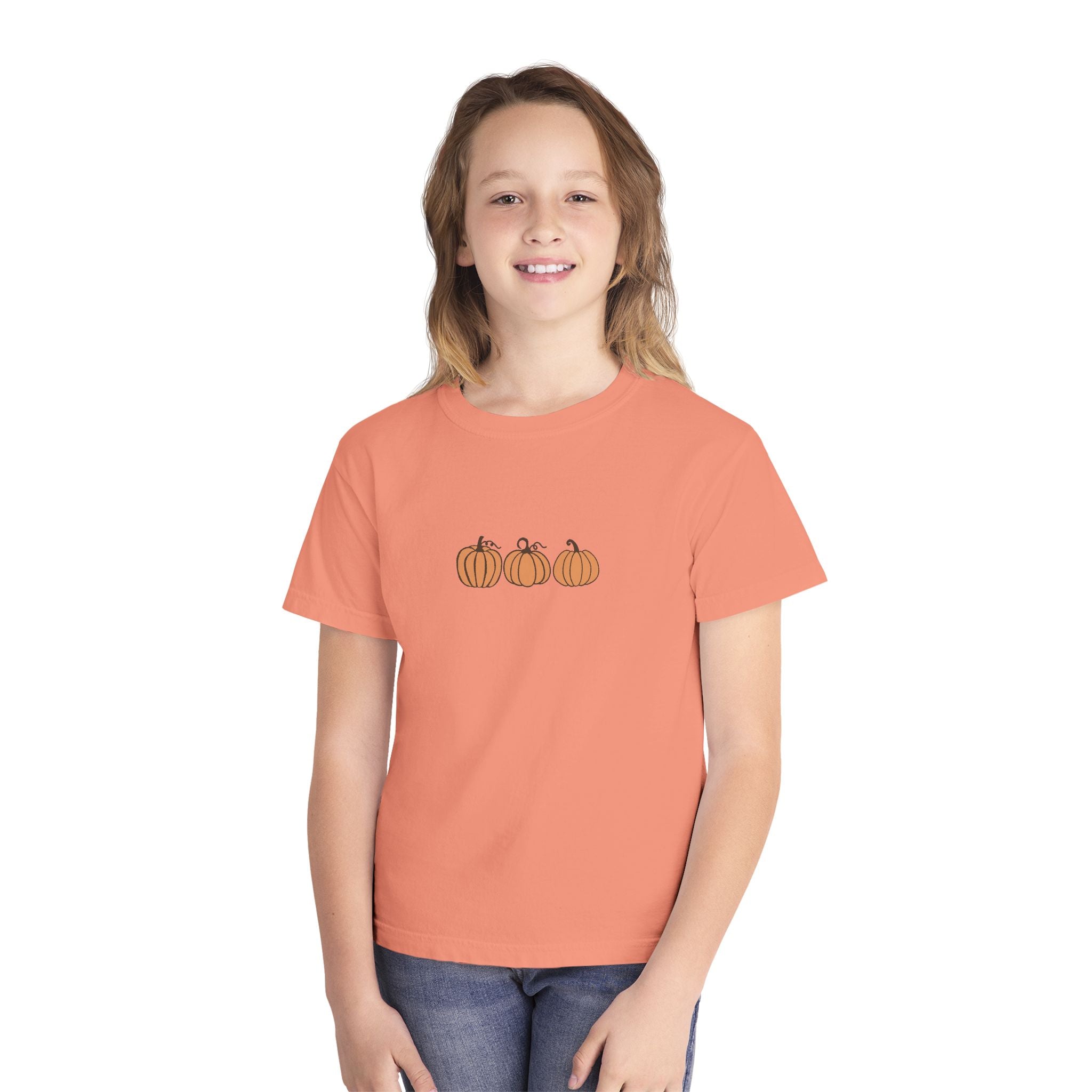 Youth Pumpkin Midweight Tee