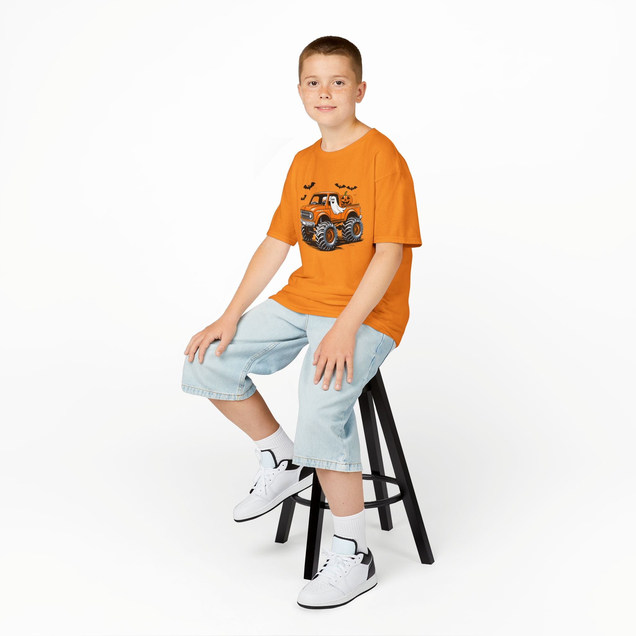 Monster Truck Halloween Boys Tee