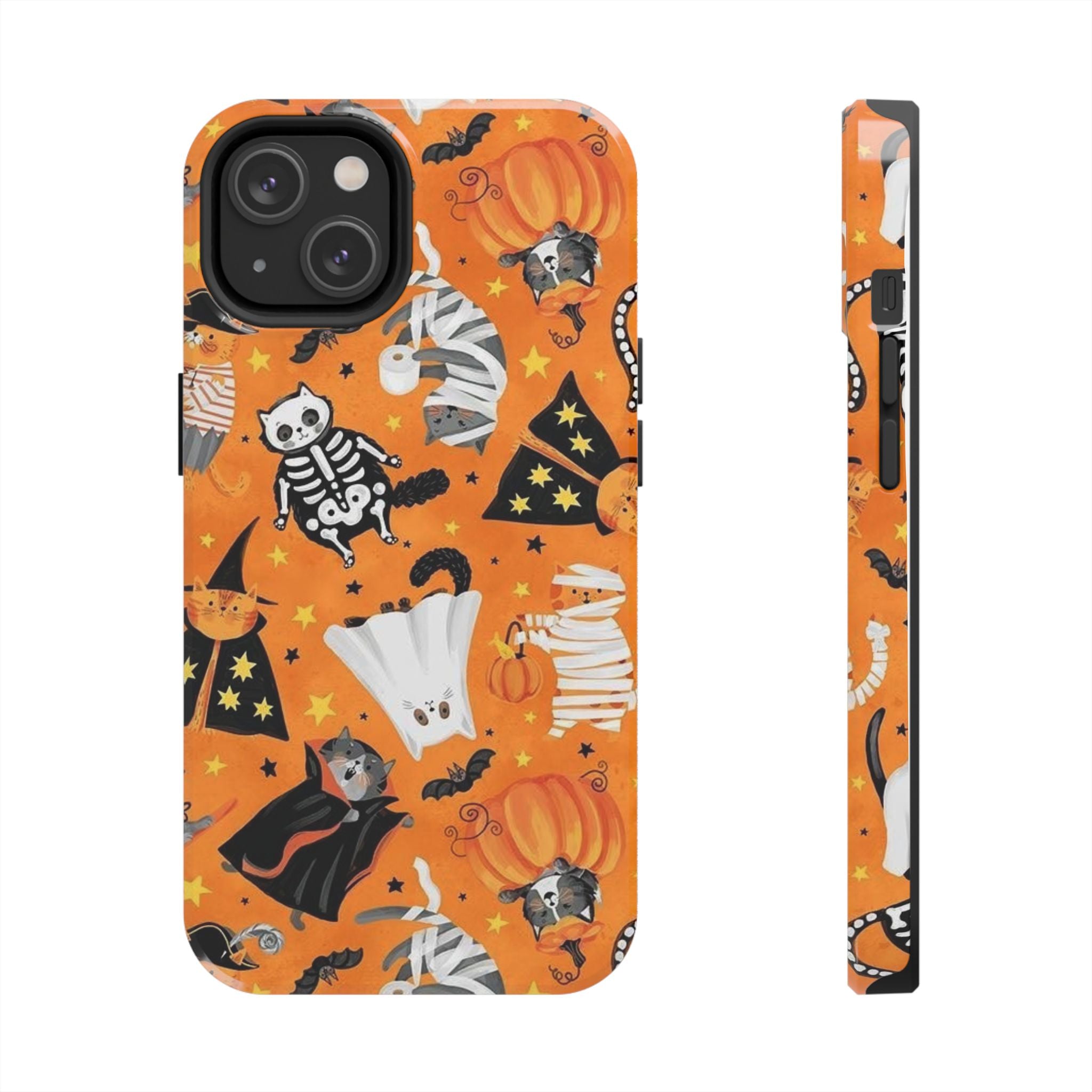 Spooky-Cat Halloween Tough Phone Case
