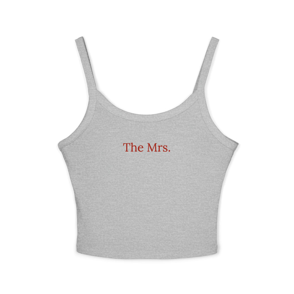 Mrs. Spaghetti Strap Tank Top