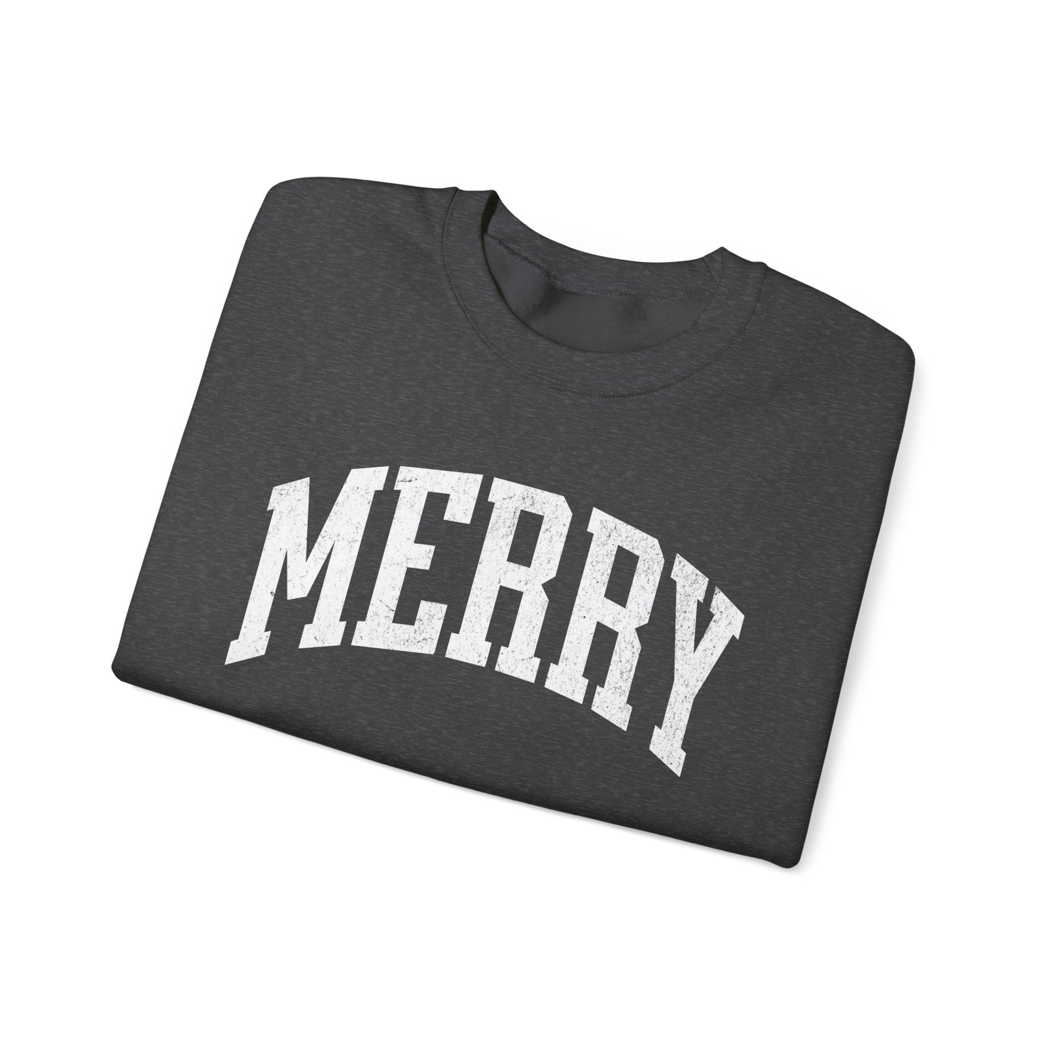 Merry Crewneck Sweatshirt for Holiday