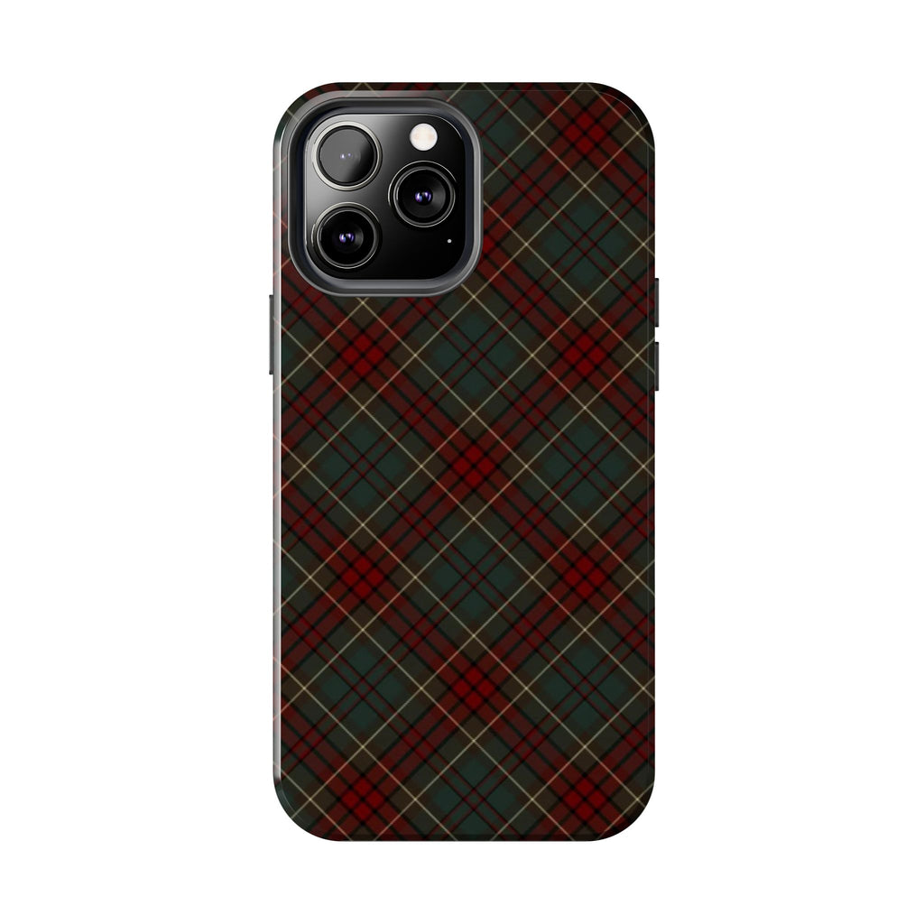 Christmas Plaid Pattern Tough Phone Case