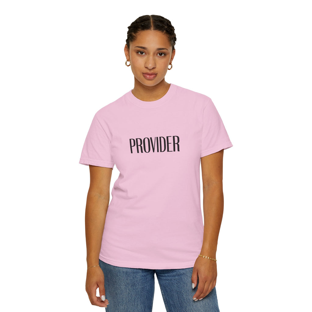 Provider Unisex Garment-Dyed T-shirt, Casual Tee