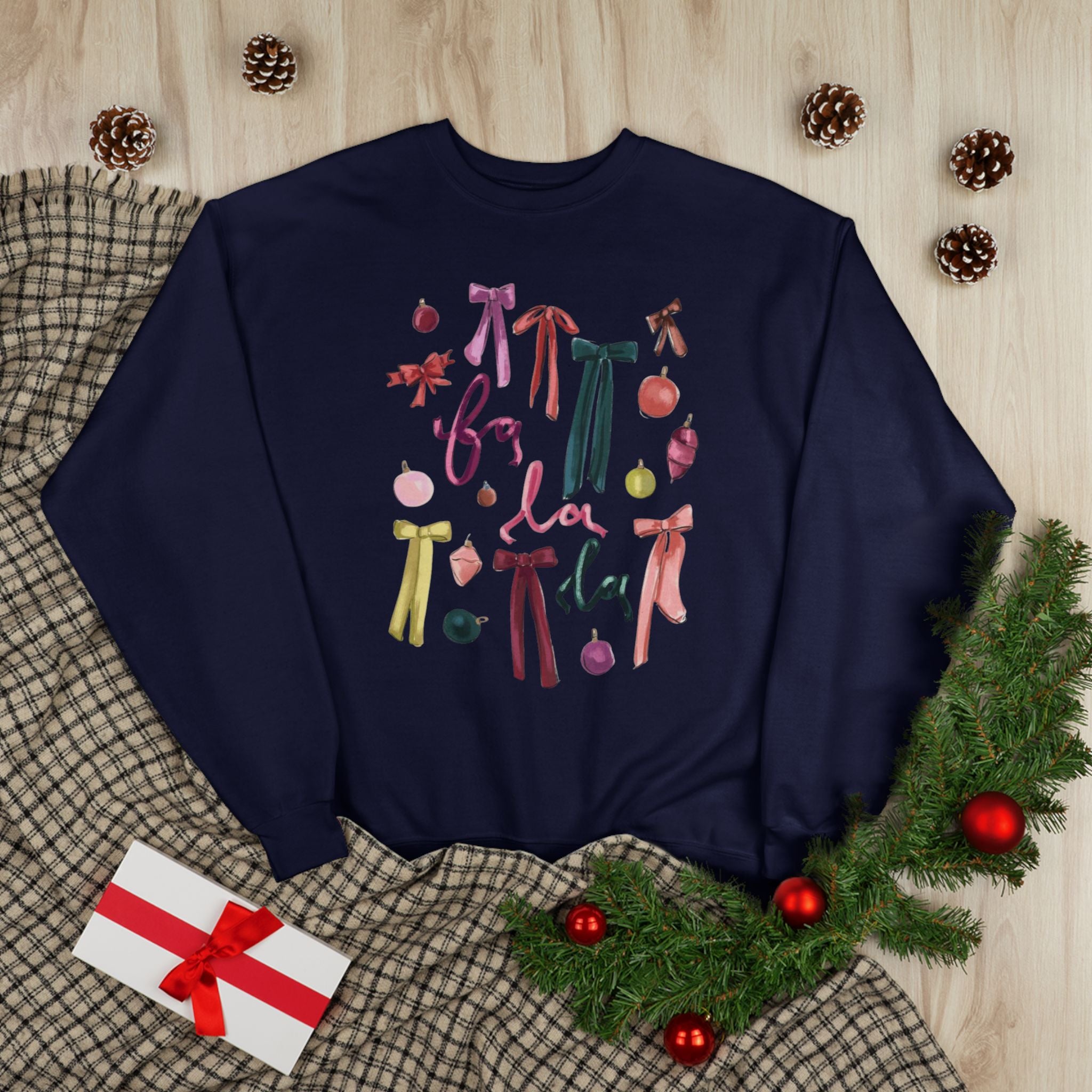 Festive Eco-Friendly Crewneck Sweatshirt