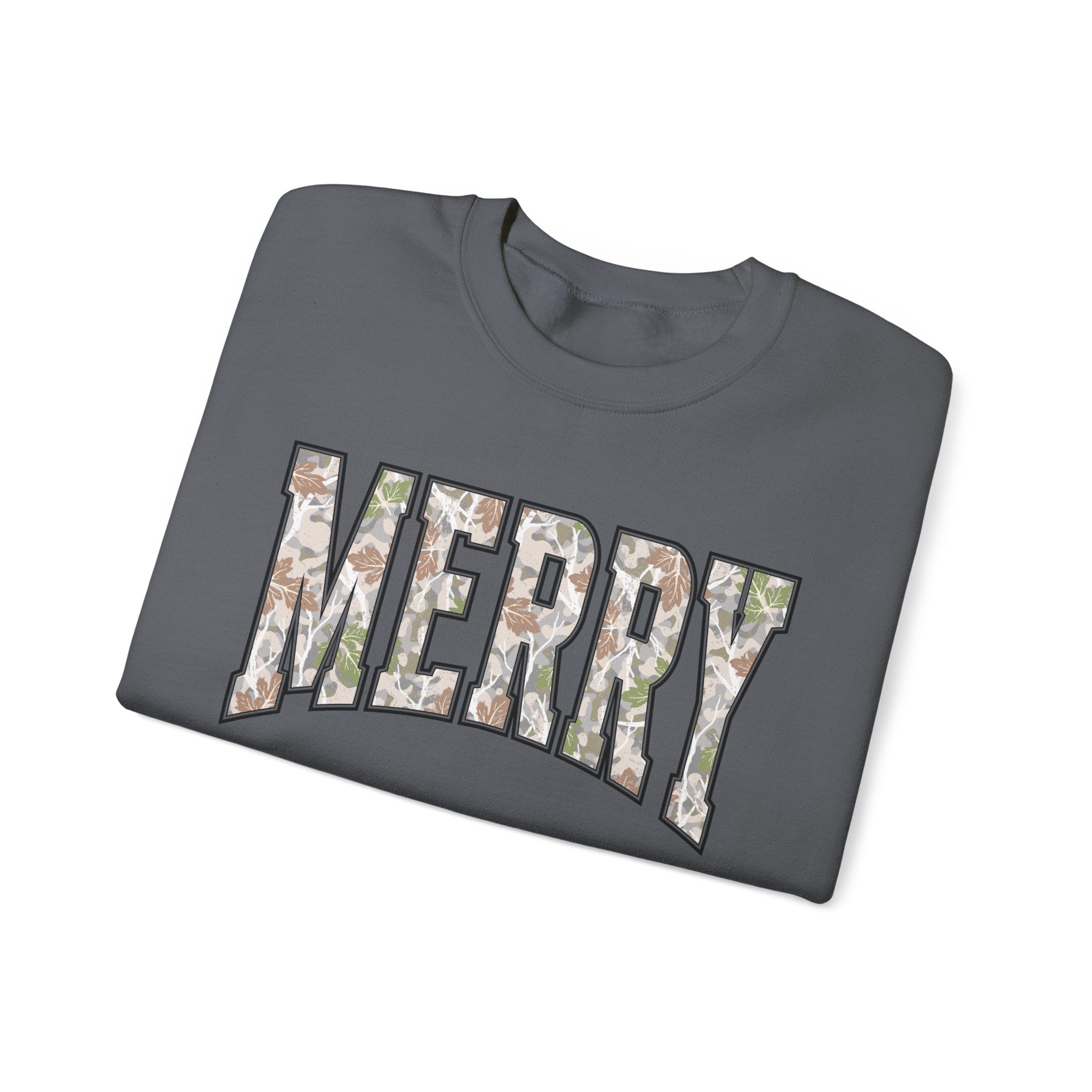 Merry Floral Crewneck Sweatshirt for the Holidays