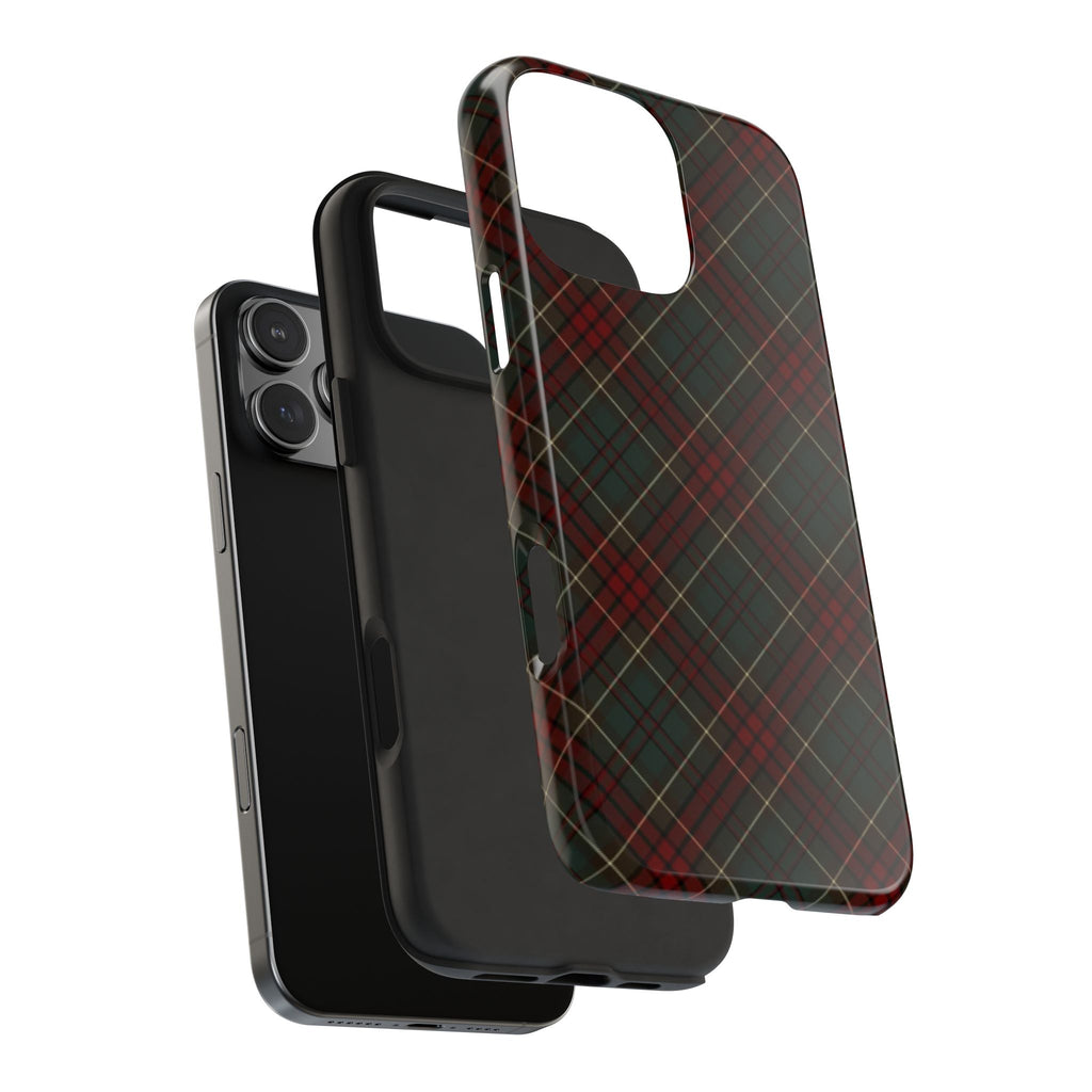 Christmas Plaid Pattern Tough Phone Case
