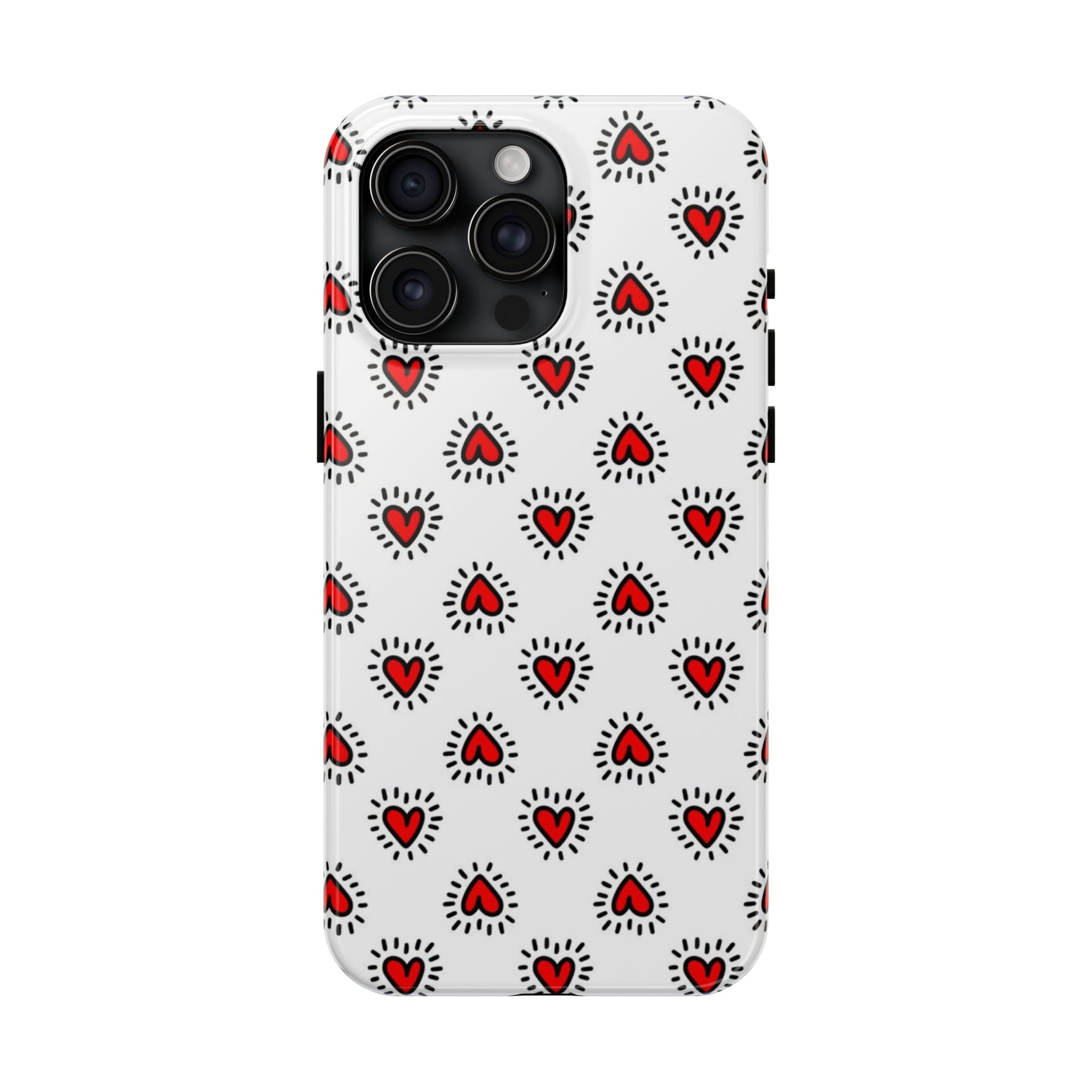 Heart Doodle Tough Phone Case