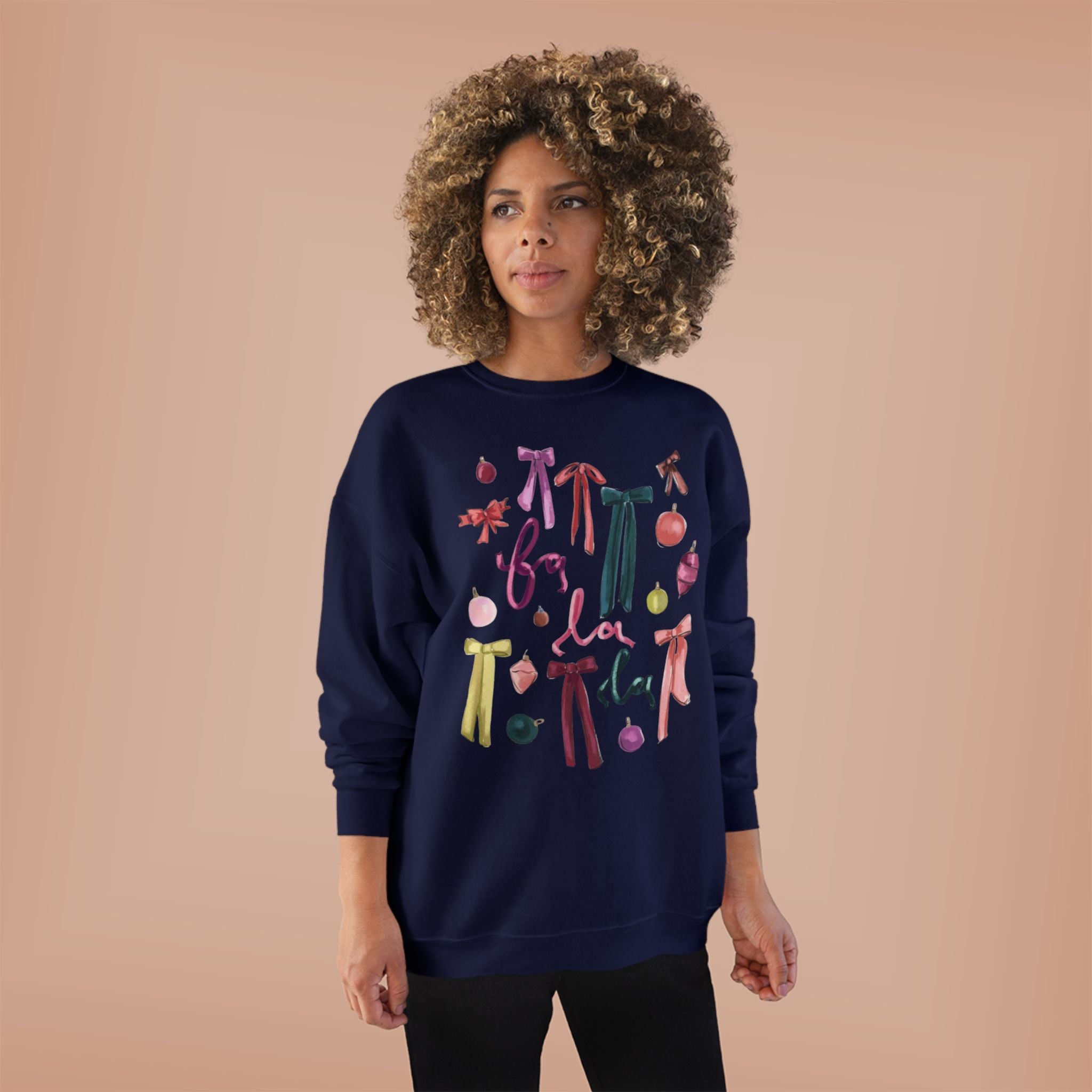 Festive Eco-Friendly Crewneck Sweatshirt