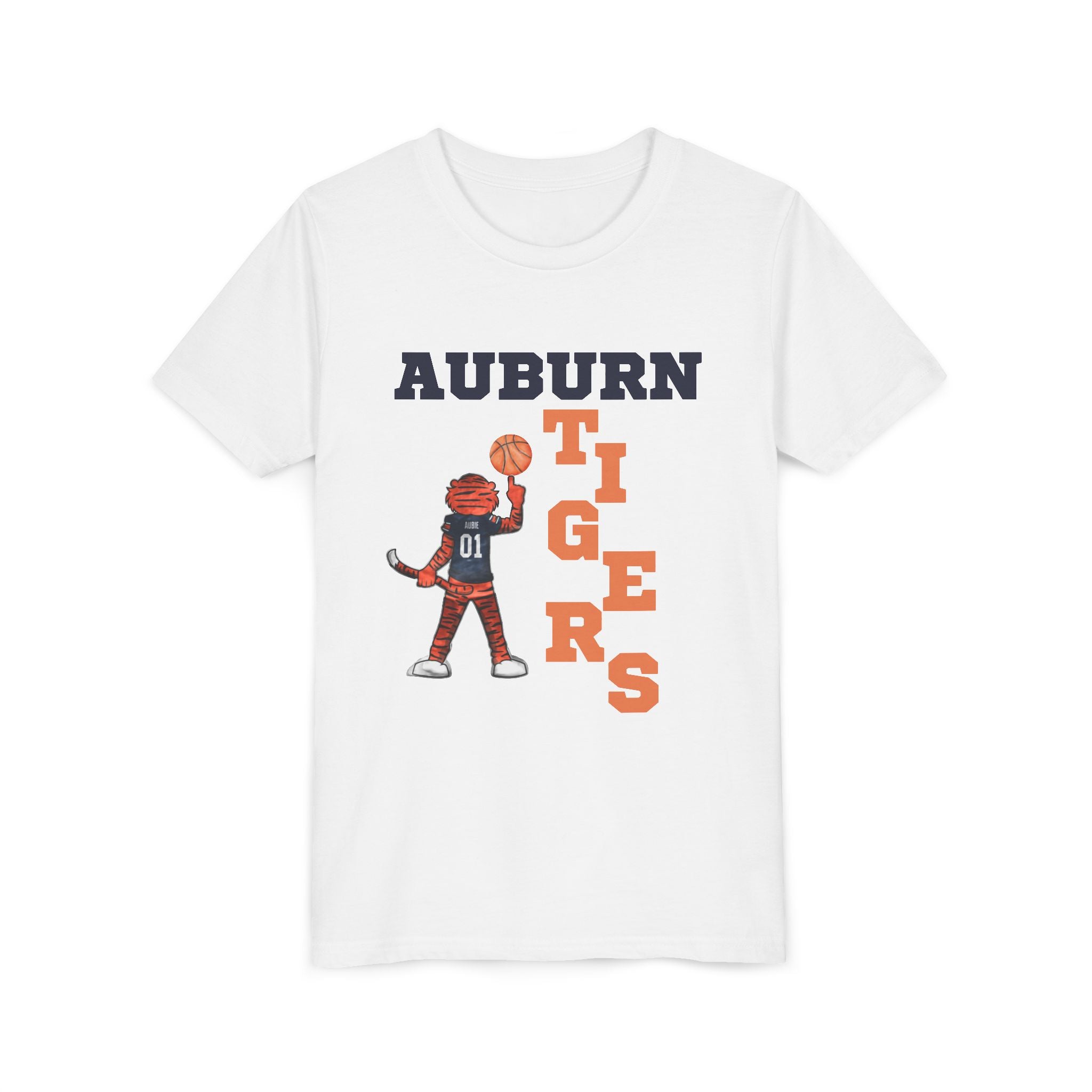 Auburn Tigers Youth Basketball Tee