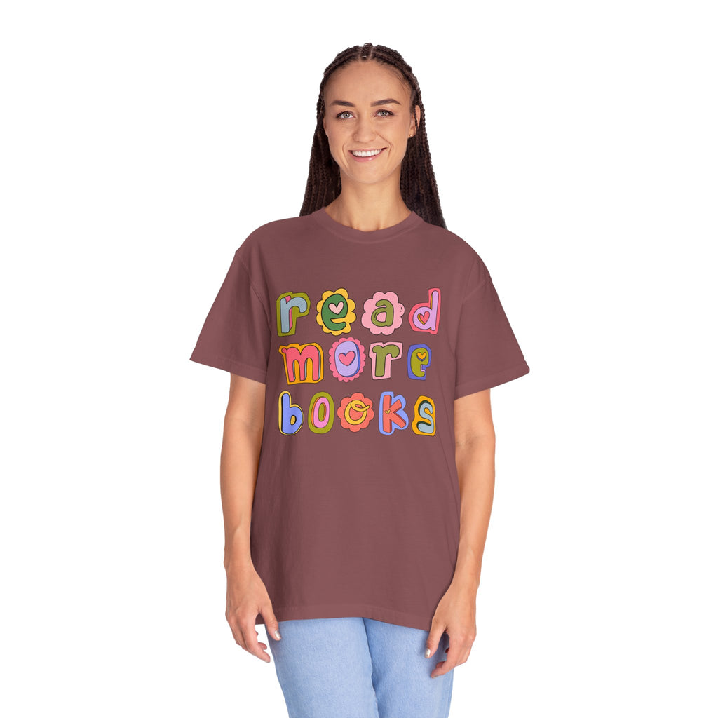 Colorful Read More Books T-Shirt