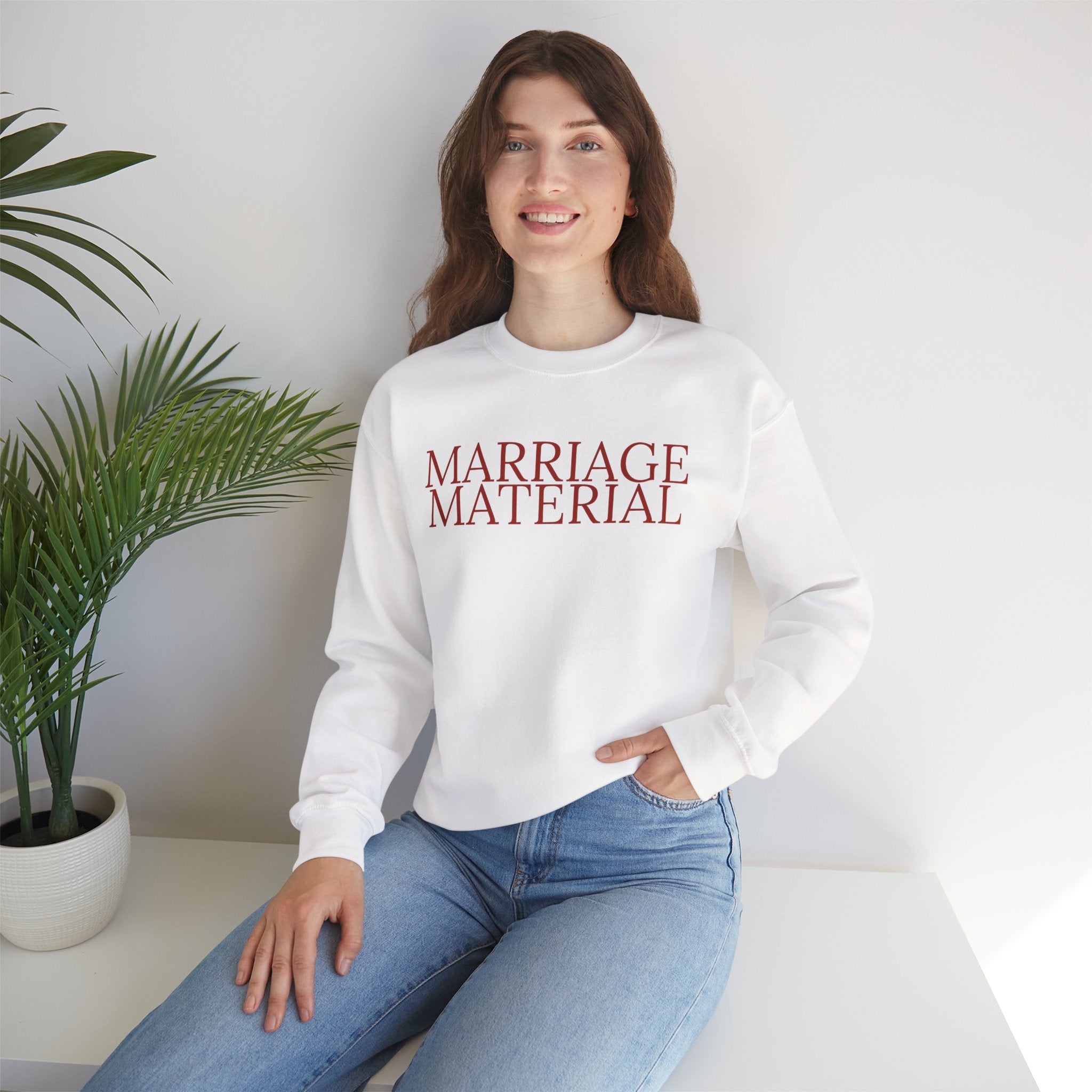 Marriage Material Crewneck Sweatshirt