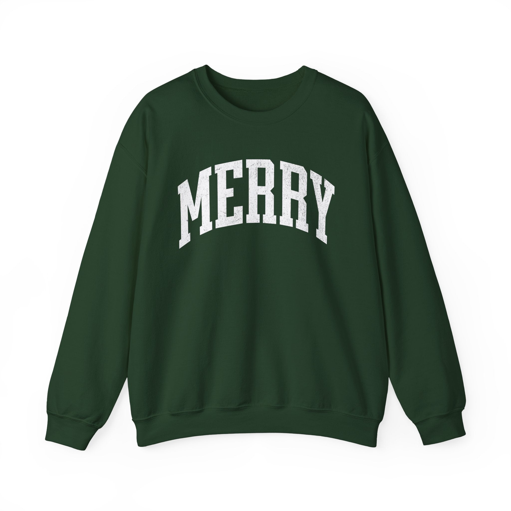 Merry Crewneck Sweatshirt for Holiday