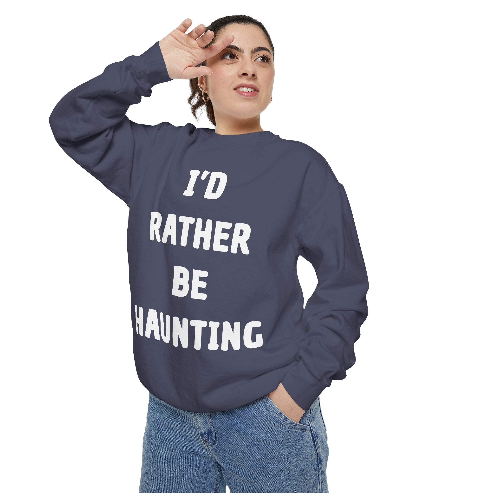 Haunting Halloween Garment-Dyed Sweatshirt