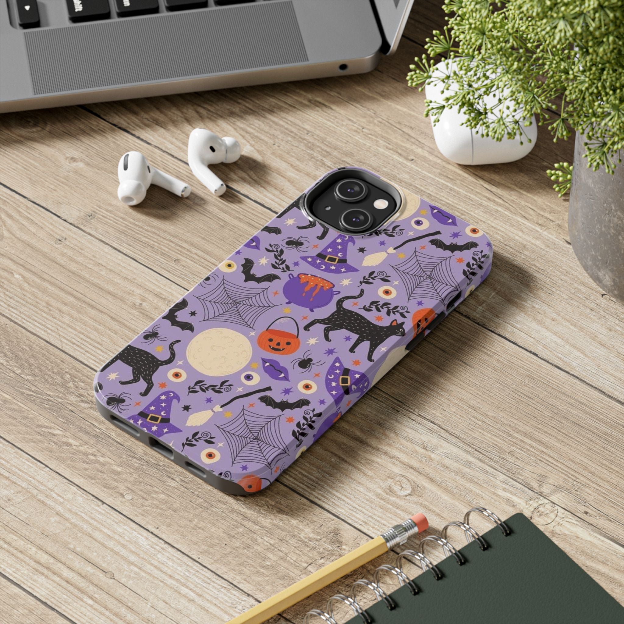 Witchy Cat Tough Phone Case